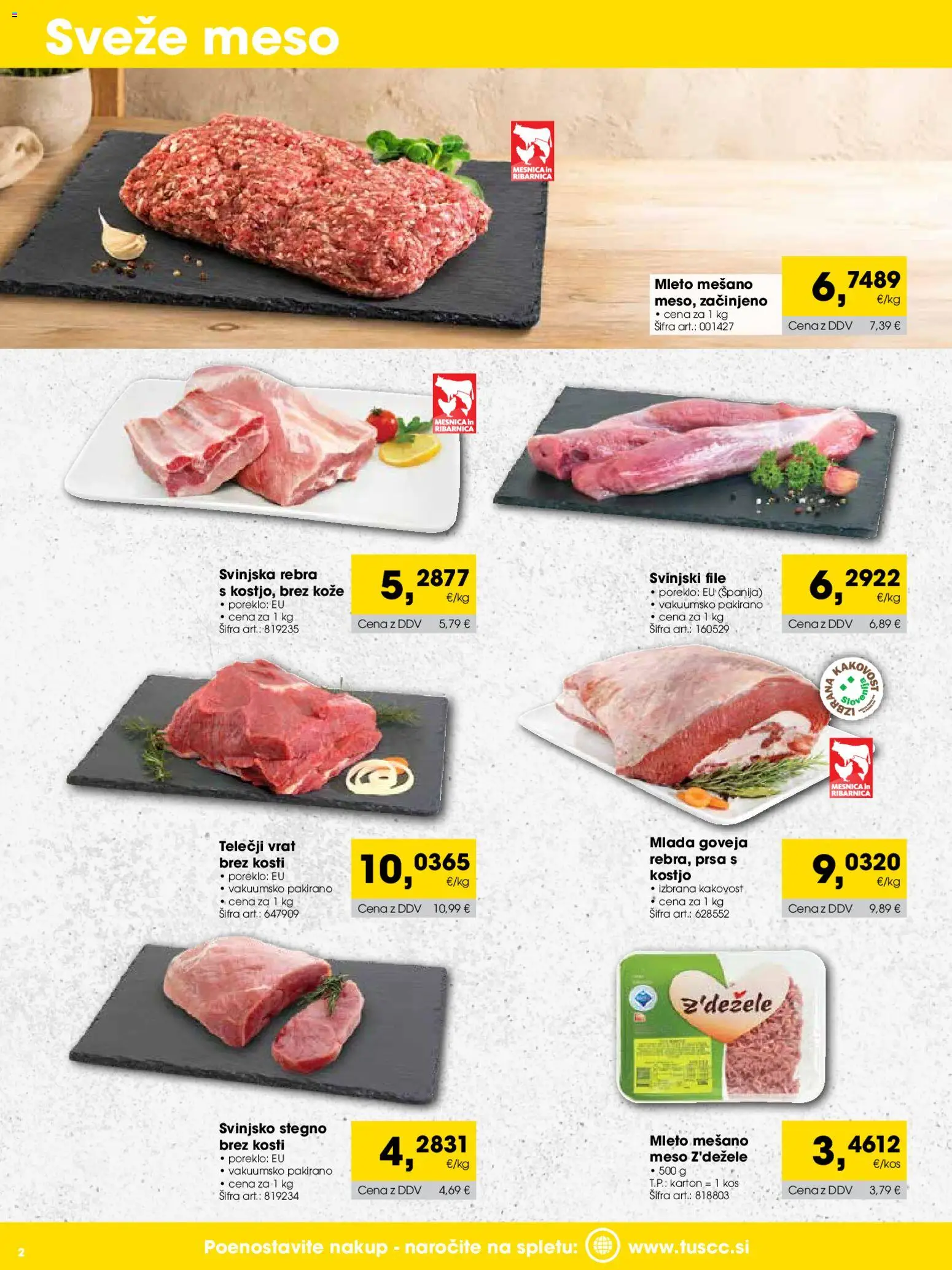 Novi Tuš katalog ponudbe – veljaven od 01.09.2026 | Stran: 2