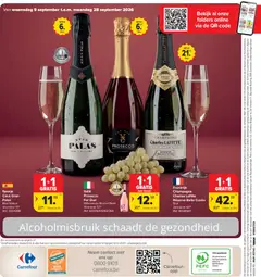 Champagne Charles Lafitte Réserve Belle Cuvée Brut, Frankrijk Champagne Charles Lafitte Réserve Belle Cuvée Brut - Voorbeeld van een folder van Carrefour, geldig van 02/09/2026 | Pagina: 28 | Producten: Prosecco, Champagne, Folders