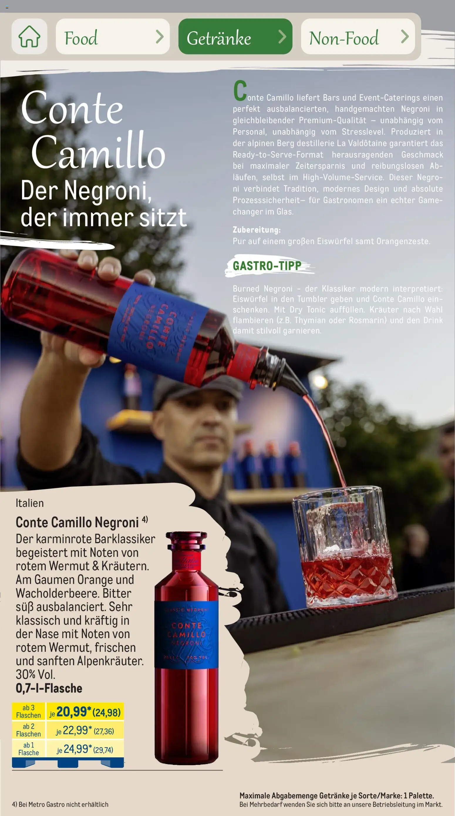 Metro Saisonkatalog Outdoor Dining – gültig ab 01.06.2026 | Seite: 70