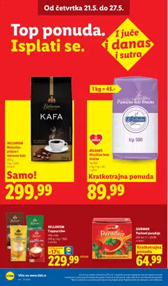 GURMAN Pasirani paradajz, 500 ml pasiranog paradajza - pregled Lidl kataloga - važi od 21.05.2026 | Strana: 26