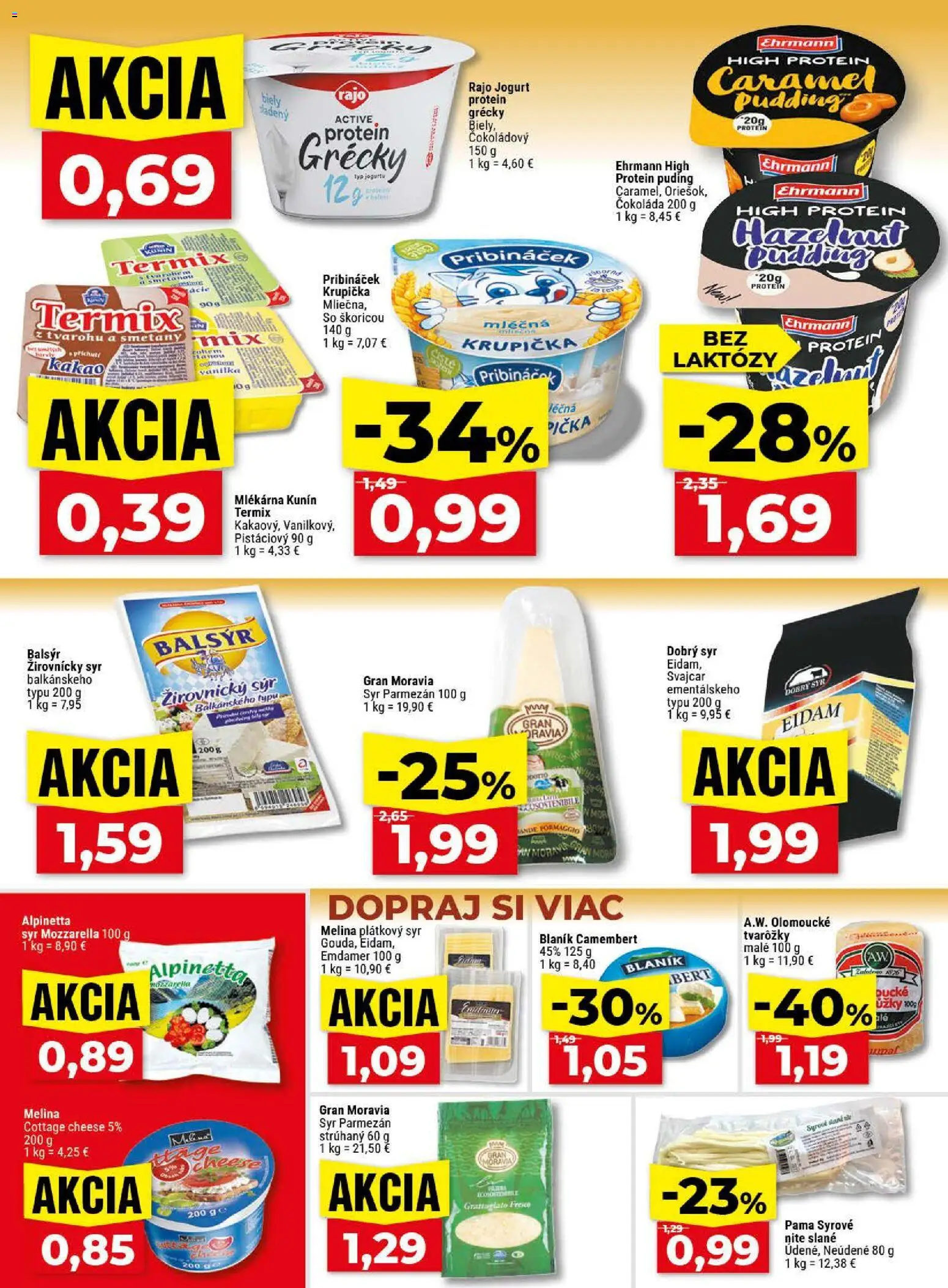 Nové Klas akcie – leták je platný od 13.04.2026 | Strana: 10 | Produkty: Jogurt, Protein, Čokoláda, Kakao