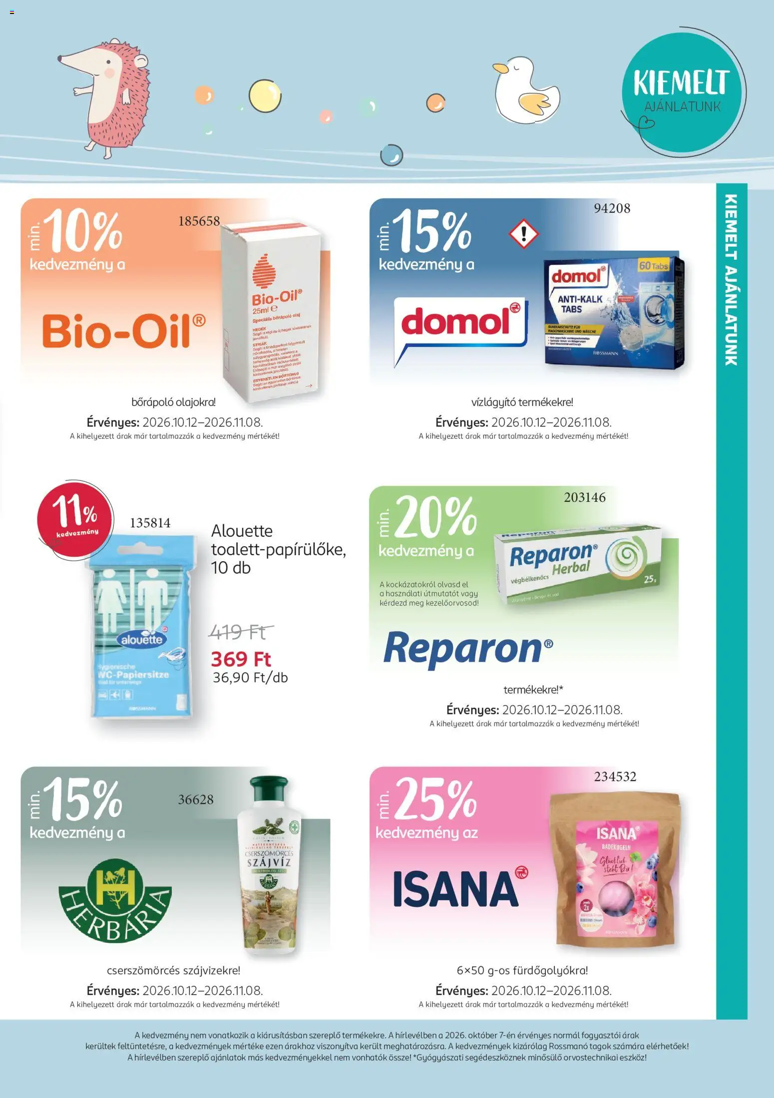 Rossmann akciós ujság - amely érvényes a következő dátumtól: 2026.10.12. | Oldal: 5 | Termékek: Olaj, Szájvíz, Eszköz