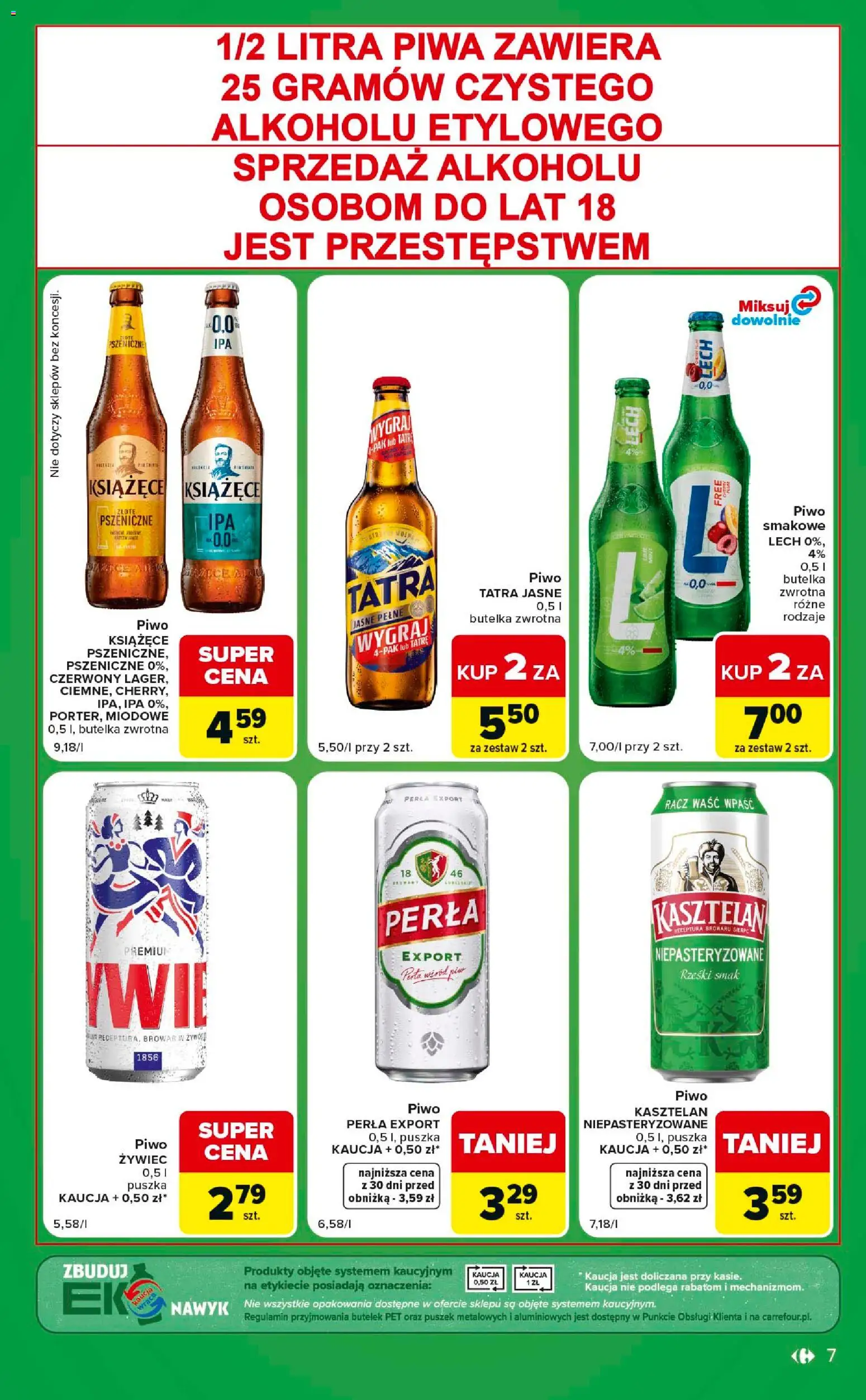 Carrefour gazetka - Express od 23.06.2026 | Strona: 7 | Produkty: Piwo perła, Piwo