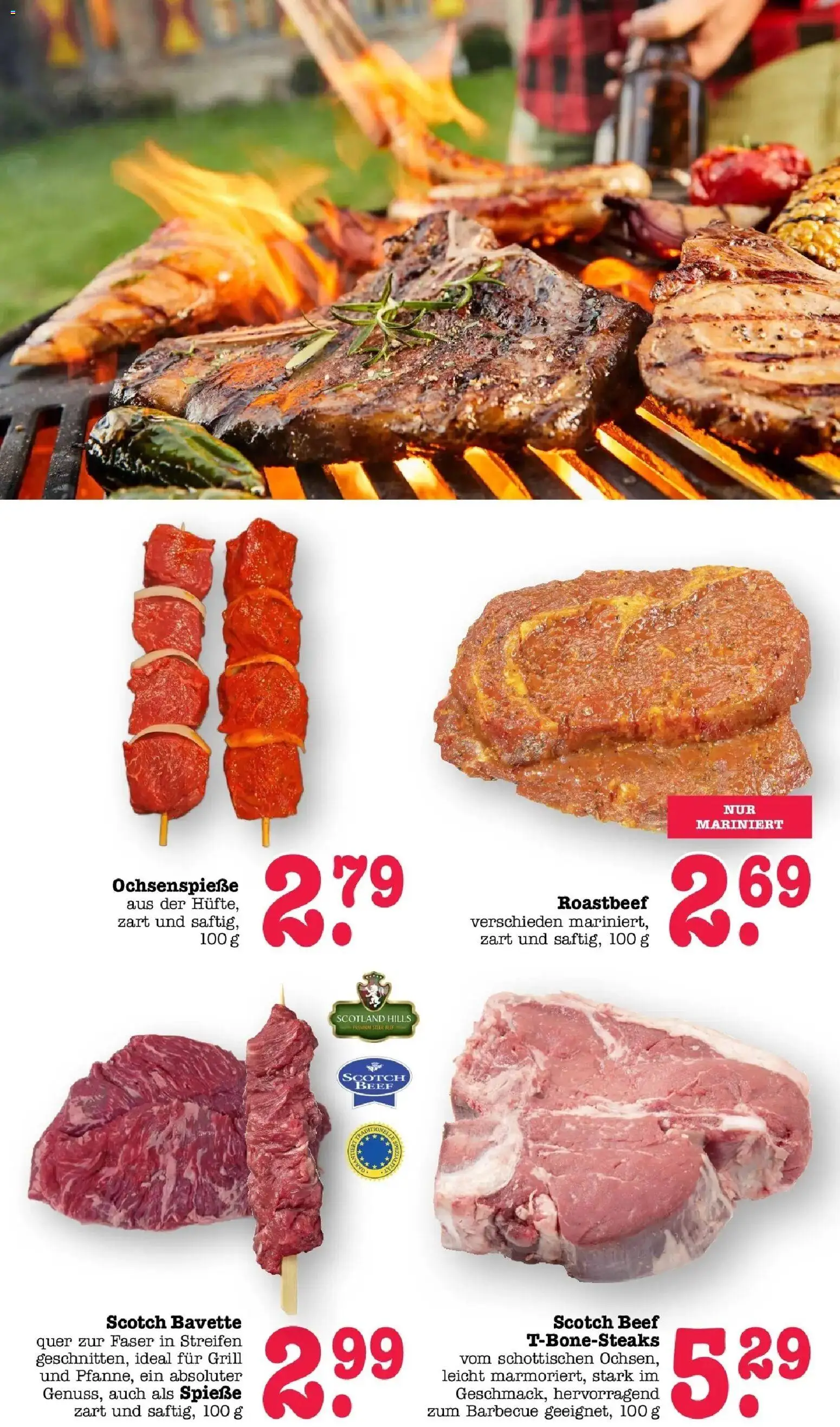 Edeka prospekt Offenbach	 – gültig ab 27.04.2026 | Seite: 22 | Produkte: Grill, Spieße, Roastbeef, Steak