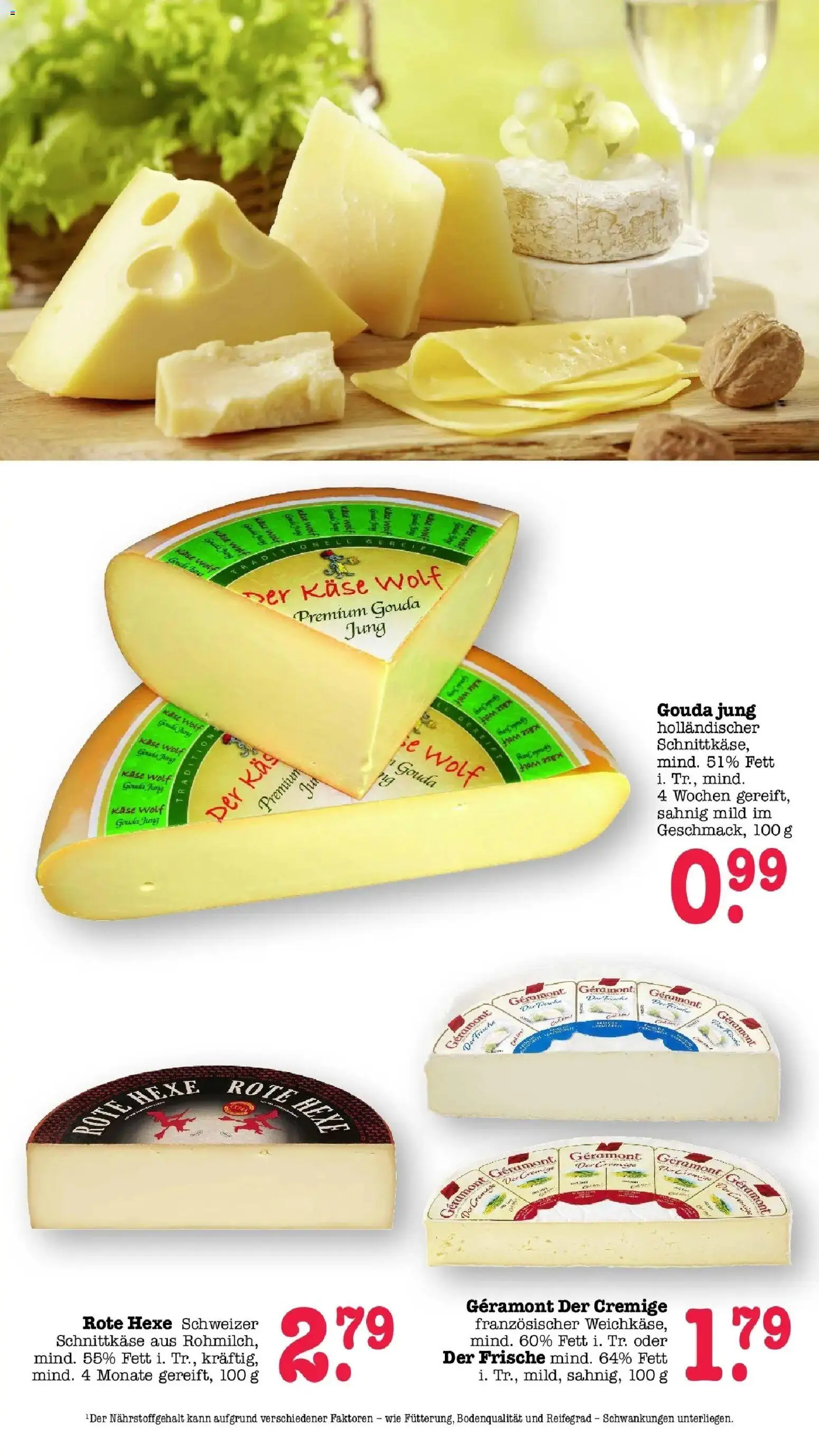 Edeka Prospekt Offenbach (ab 26.10.2026) » Angebote Online | Seite: 6 | Produkte: Geramont, Käse, Gouda