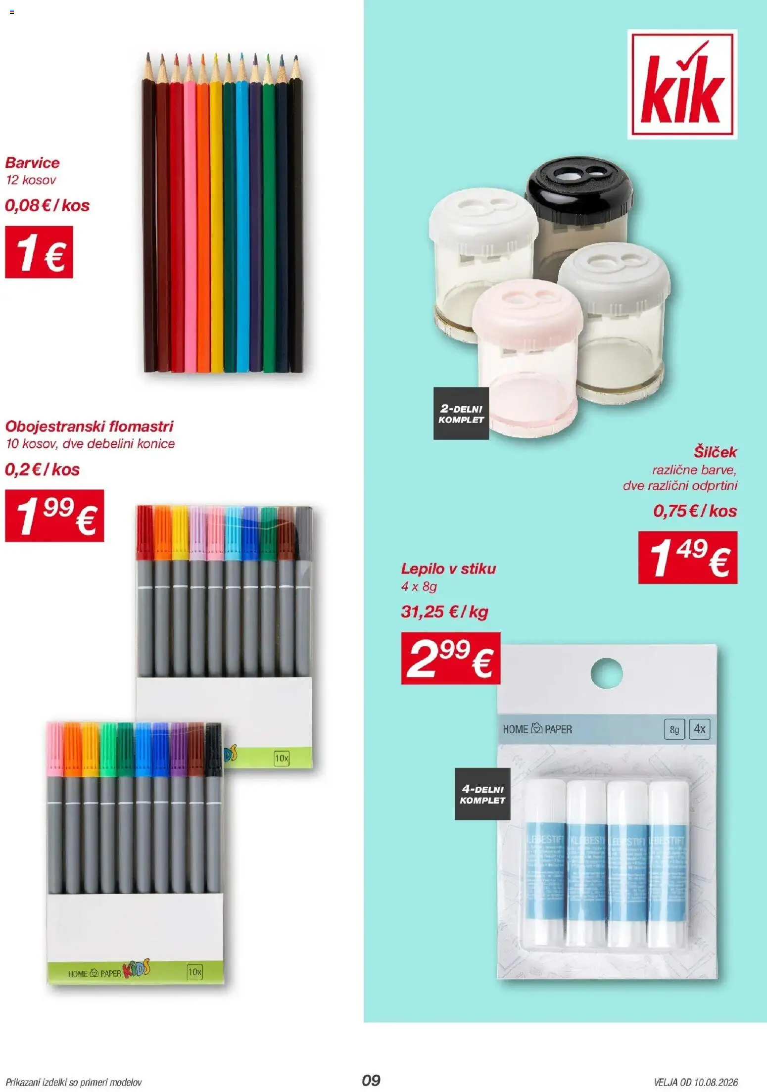 Novi Spar katalog ponudbe – veljaven od 10.08.2026 | Stran: 9