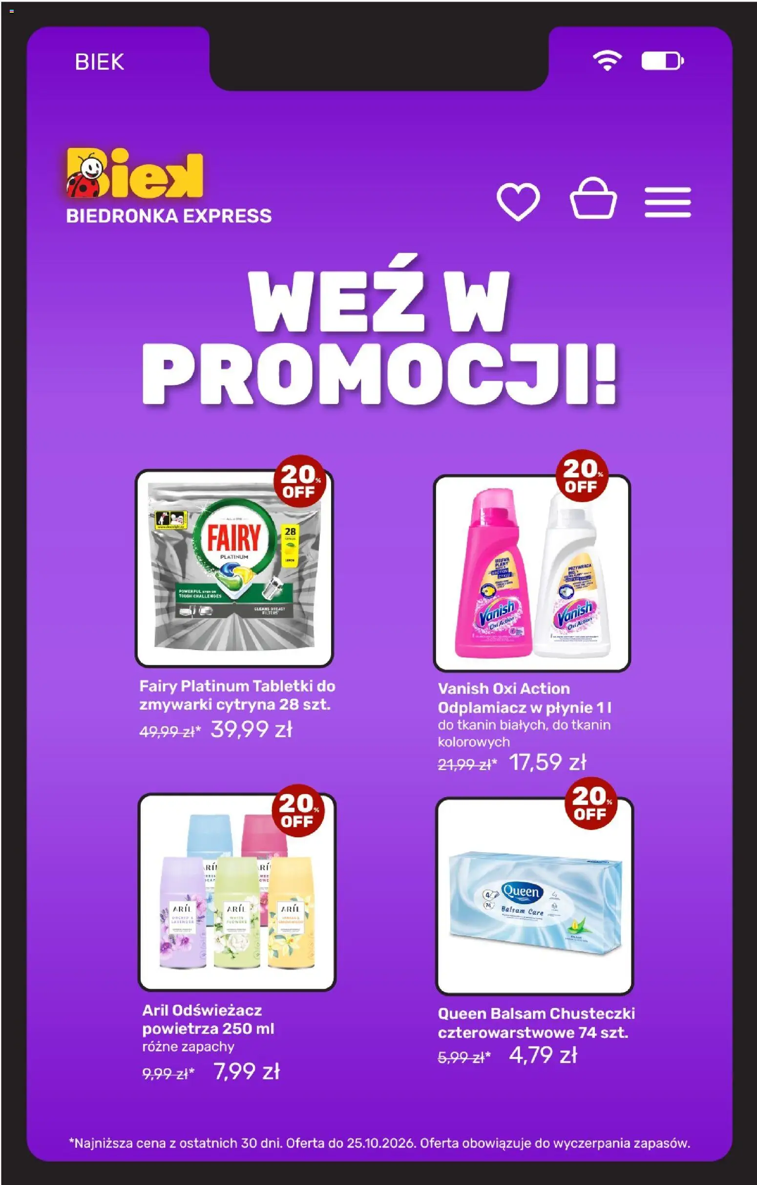 Biedronka Polsko leták - BIEK od 23.10.2026 | Strana: 11 | Produkty: Vanish oxi action, Vanish
