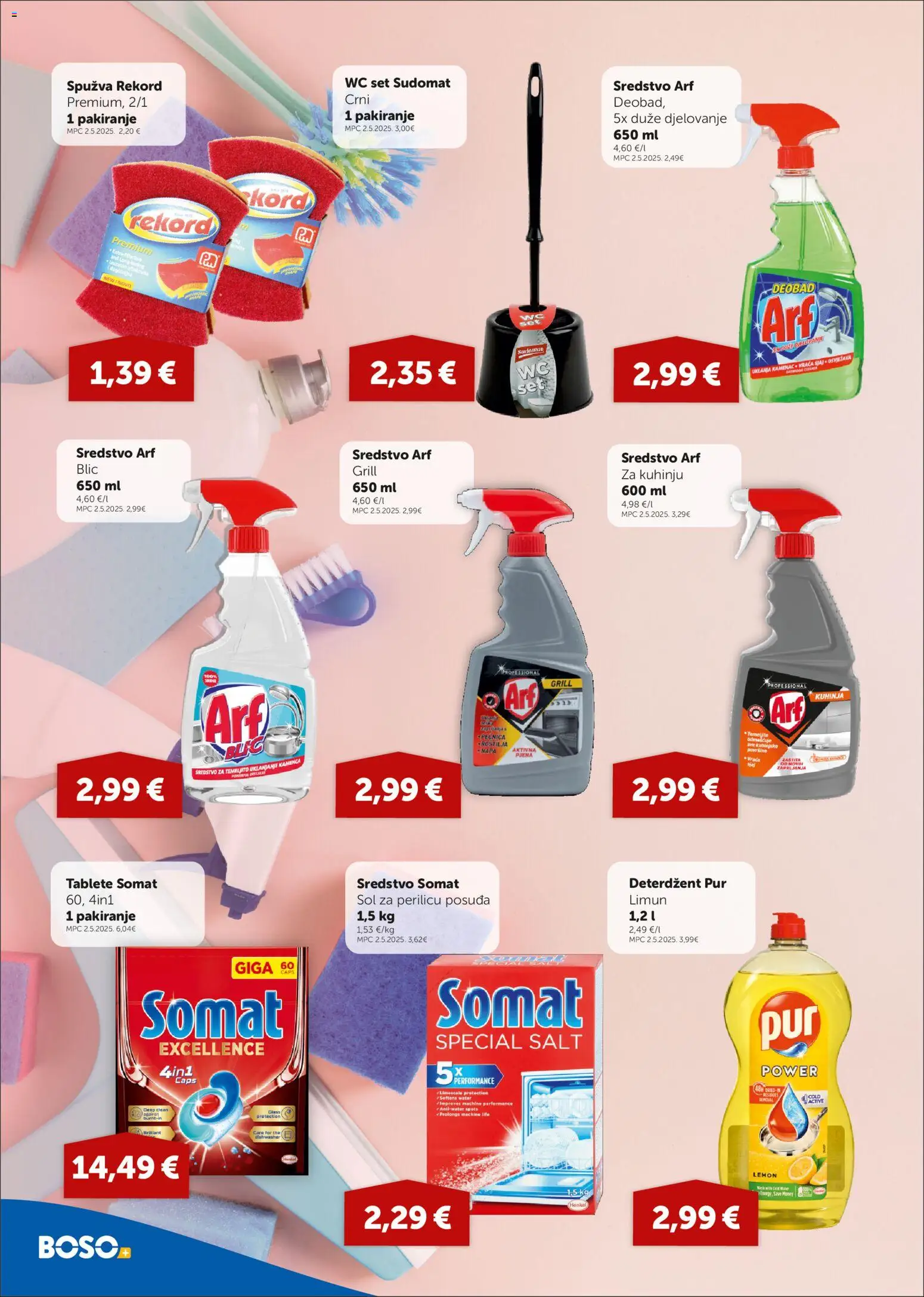 Boso katalog | vrijedi od 01.10.2026 | Stranica: 14 | Proizvodi: Sol za perilicu posuđa, Sol, Grill, Arf