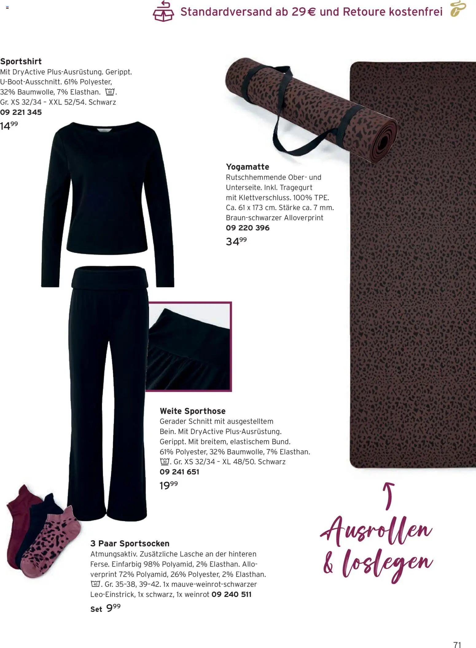 Angebote Tchibo – gültig ab 01.09.2026 | Seite: 71 | Produkte: Sporthose