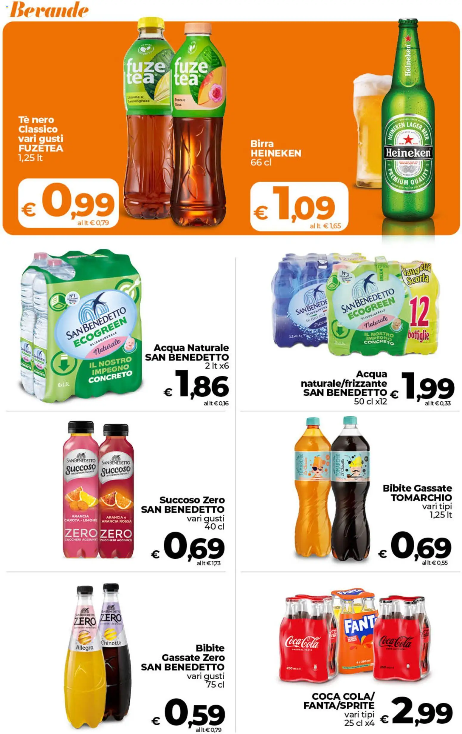 Volantino Ipercoop del 29.05.2026 | Pagina: 44 | Prodotti: Tè, Acqua, Limone, Arancia
