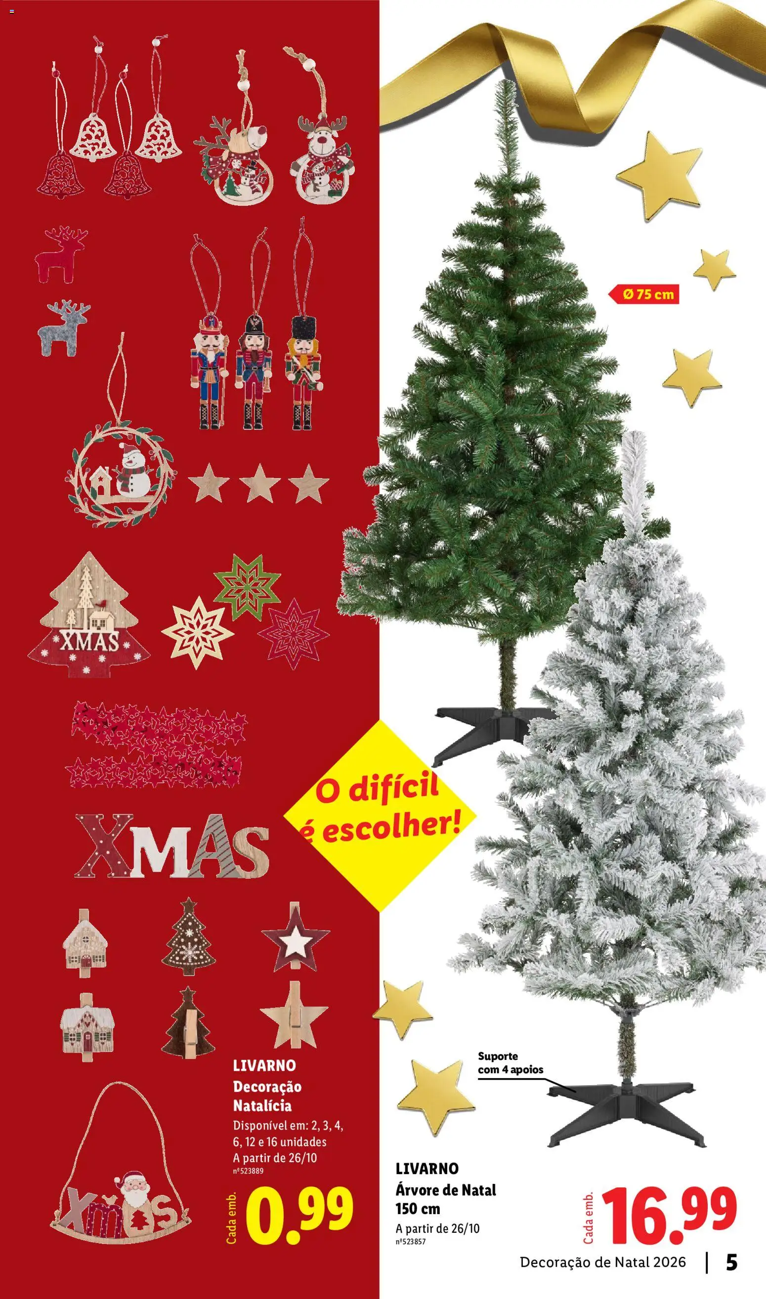 Lidl Folheto Especial Decoração de Natal │ válido de 26/10/2026 | Página: 5