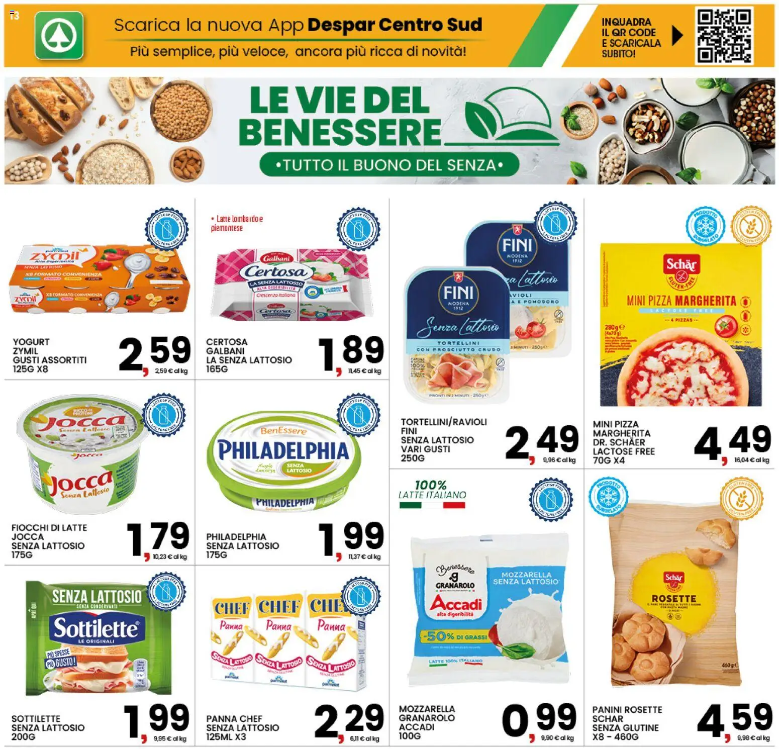 Volantino Interspar del 01/10/2026 | Pagina: 13 | Prodotti: Senza glutine, Fiocchi, Pomodoro, Senza lattosio