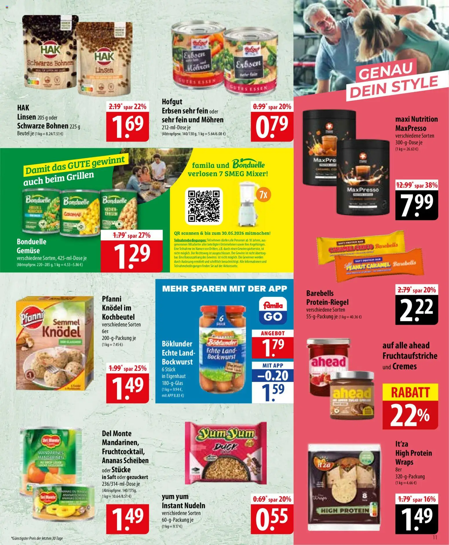 Famila Prospekt 	 – gültig ab 18.05.2026 | Seite: 11
