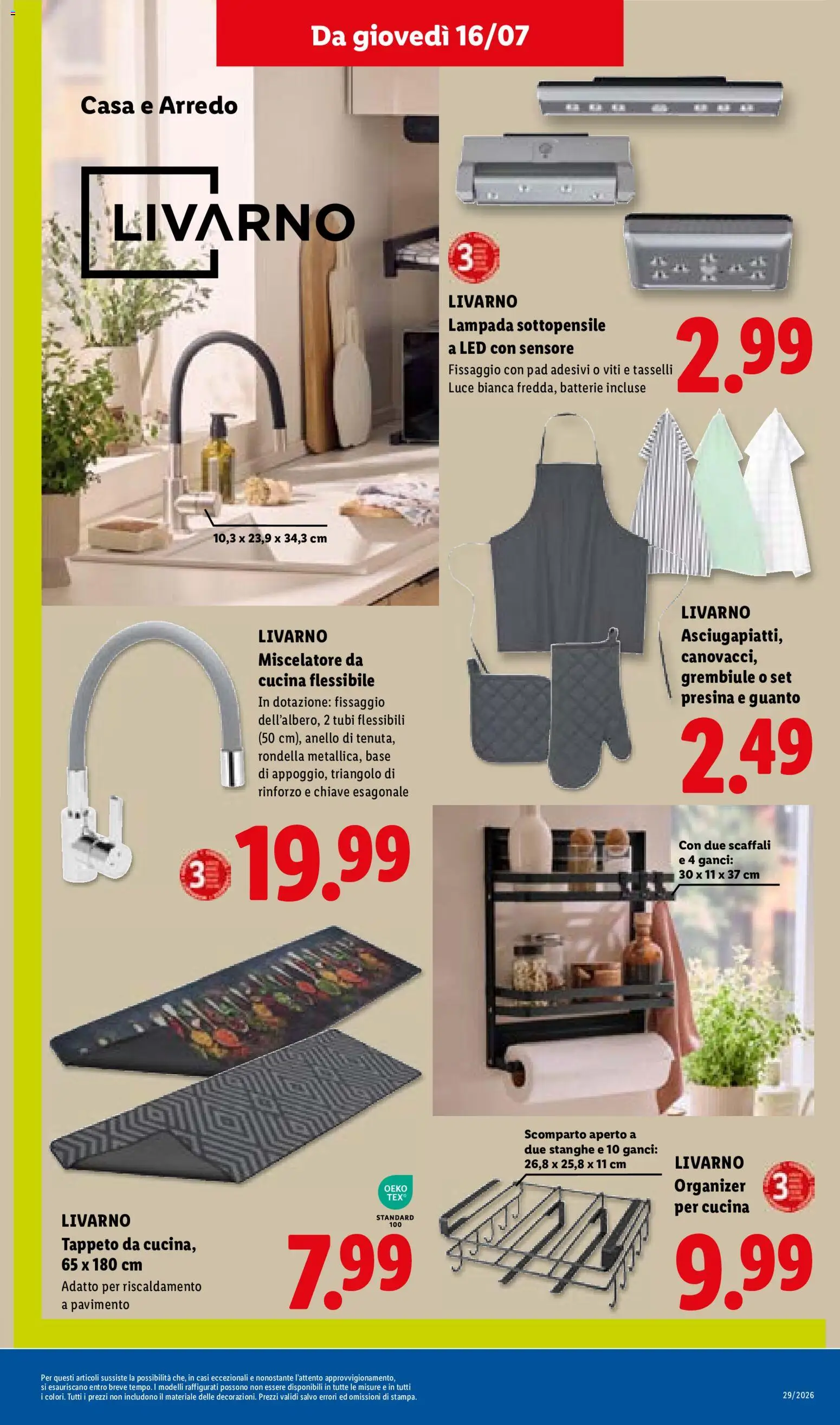 Volantino Lidl del 16/07/2026 | Pagina: 37 | Prodotti: Presina, Miscelatore, Tubi, Grembiule