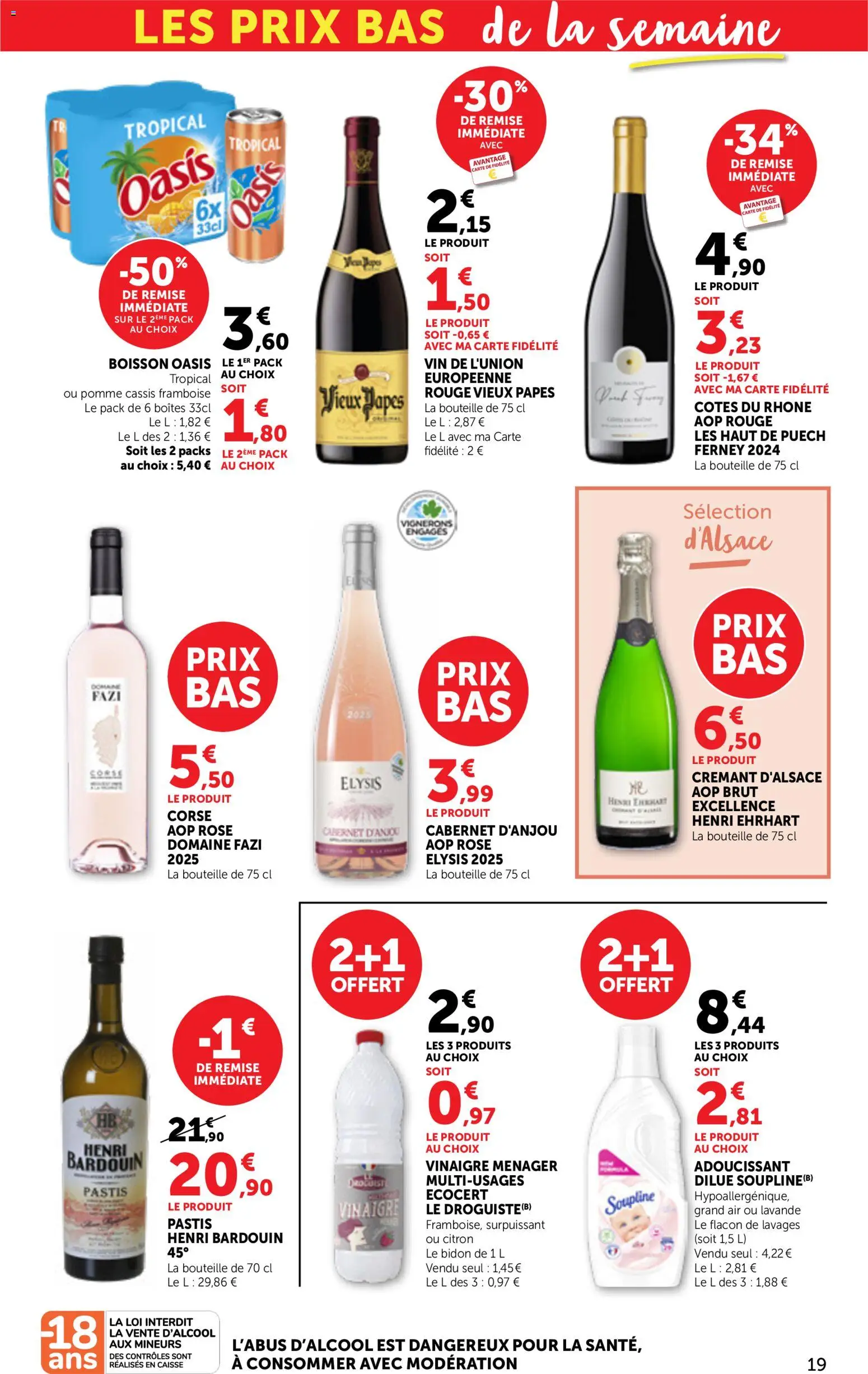 {H1} | Page: 19 | Produits: Pastis, Citron, Lavande, Crémant
