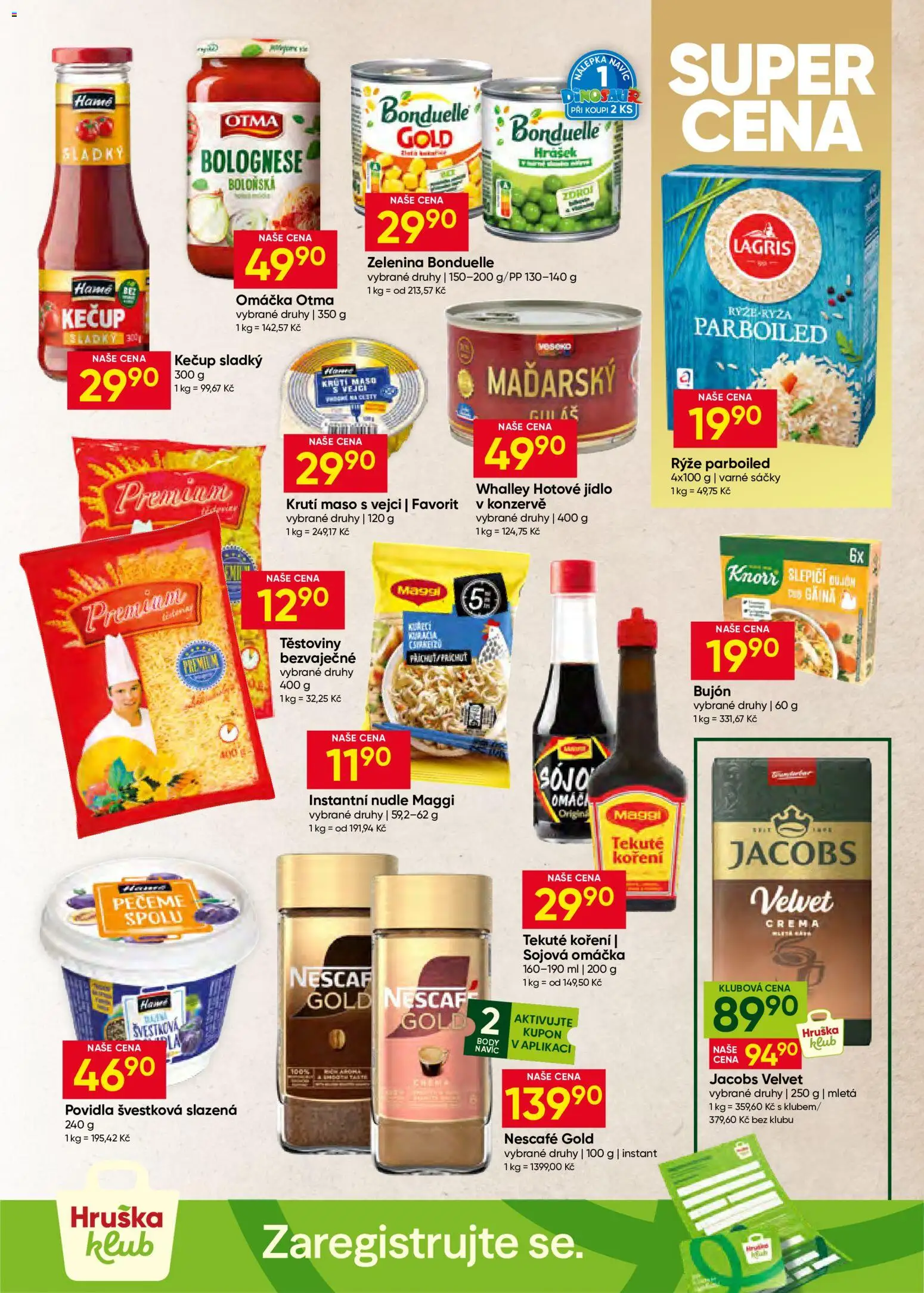 Hruška leták od 15.07.2026 | Strana: 7 | Produkty: Kečup, Crema, Guláš, Jacobs velvet