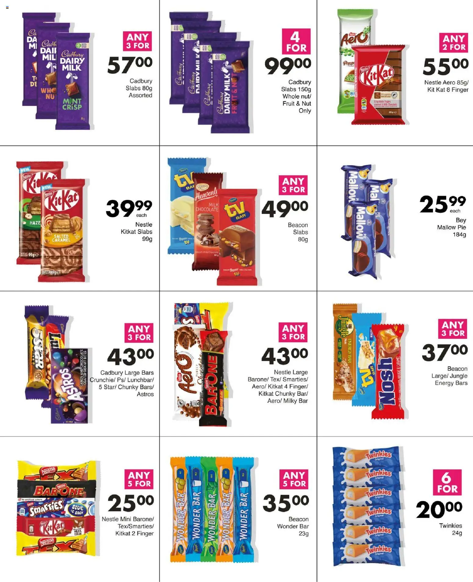 New Save catalogue – valid from 27/08/2026 | Page: 44 | Products: Milk, Chocolate, Fruit