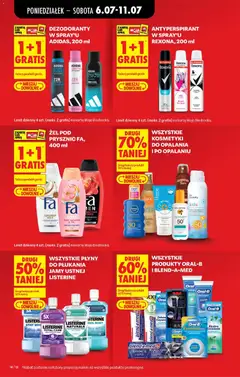 Pogląd oferty "ŻEL POD PRYSZNIC FA, 400 ml, ŻEL POD PRYSZNIC FA, 400 ml" - ważna od 06.07.2026 | Strona: 16 | Produkty: Prysznic, Frytki, Żel pod prysznic, Antyperspirant