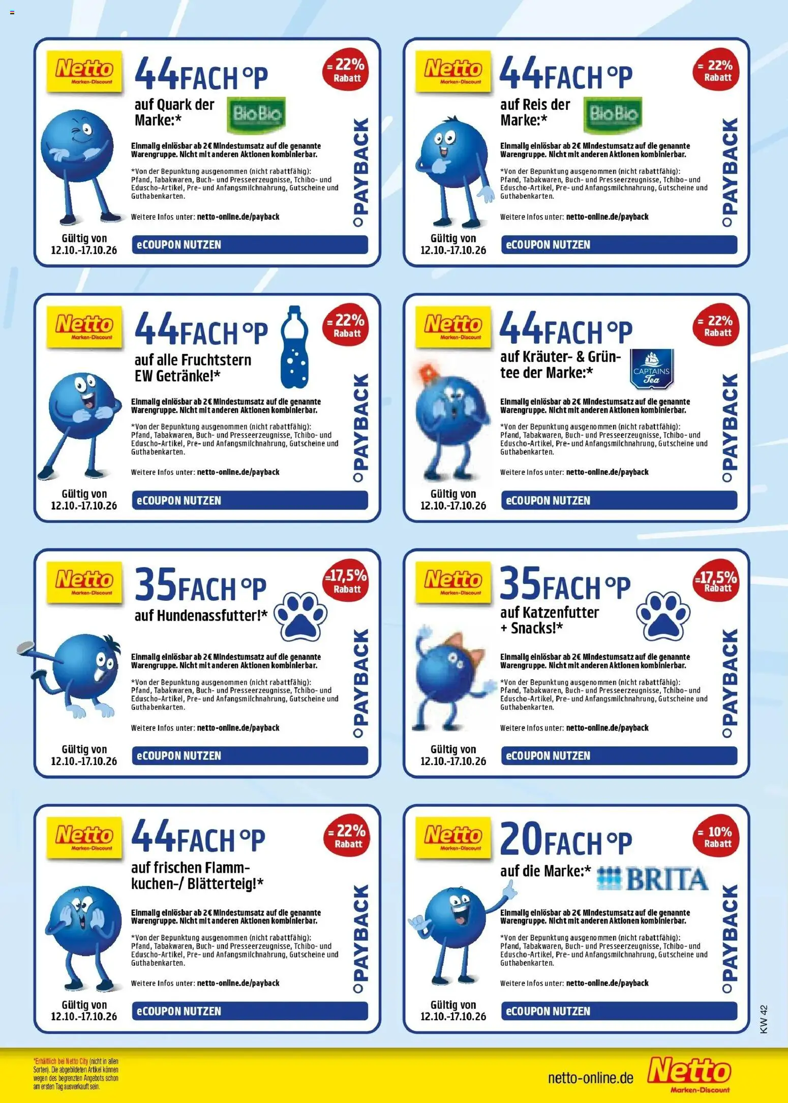 Netto Marken-Discount Prospekt Oldenburg (ab 12.10.2026) » Angebote | Seite: 65 | Produkte: Katzenfutter, Quark, Reis, Tee
