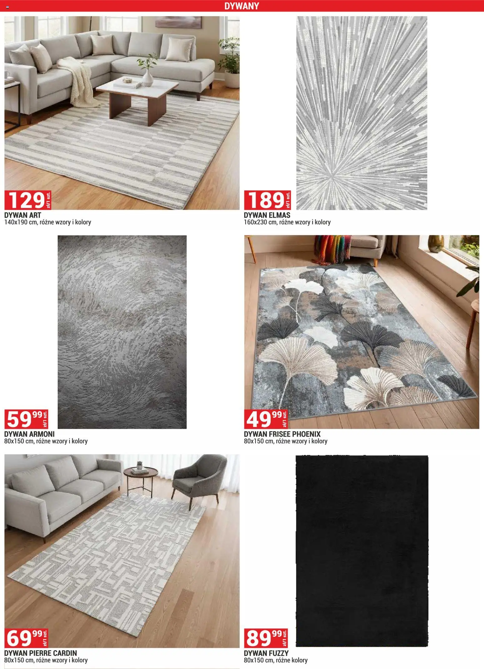 Merkury Market gazetka od 01.08.2026 | Strona: 56 | Produkty: Dywan, Dywany