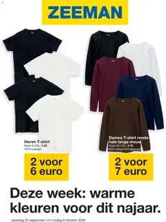 Zeeman folder - Voorbeeld van een folder van Zeeman, geldig van 26-09-2026