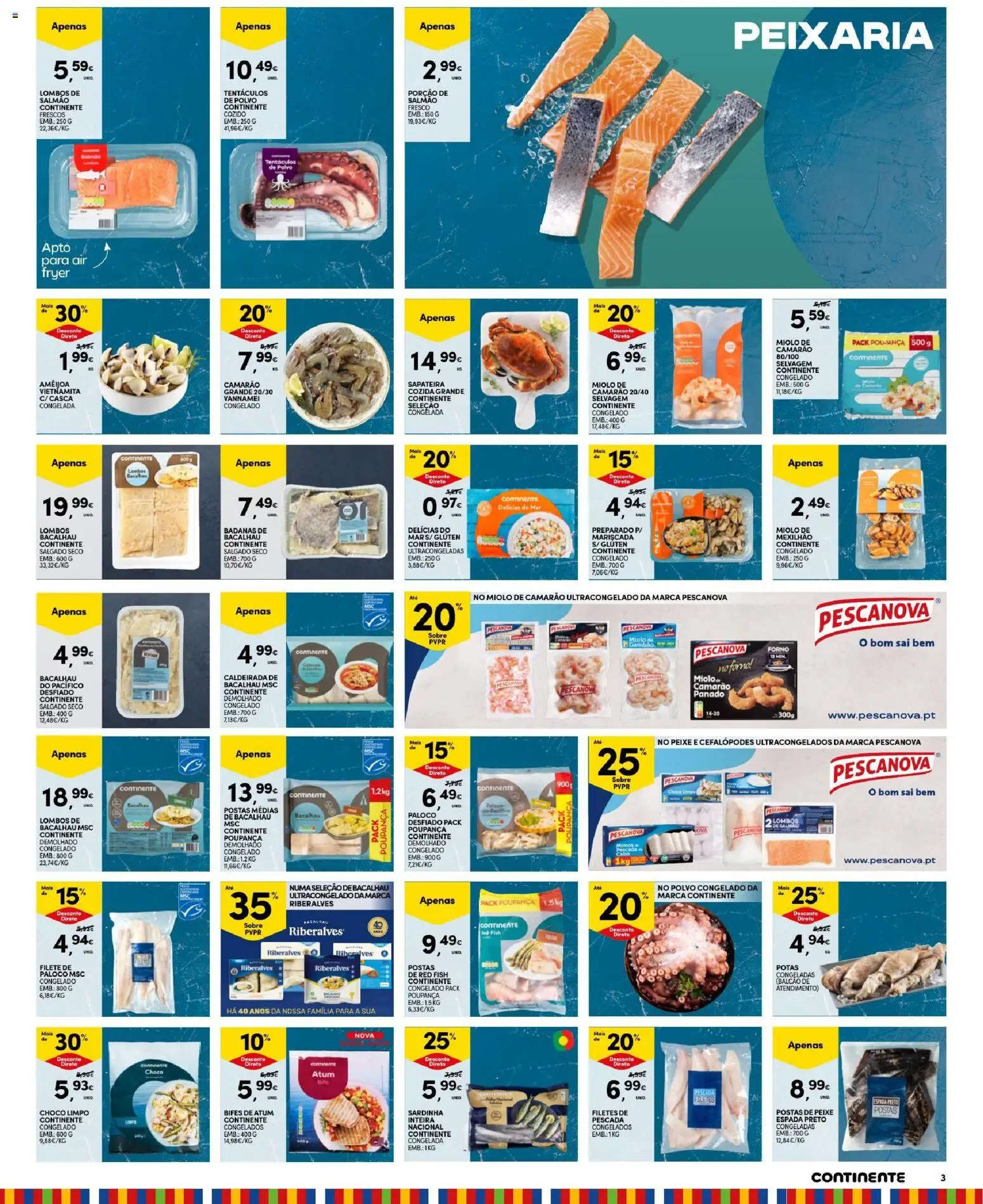 Continente Madeira │ válido de 14/07/2026 | Página: 3 | Produtos: Atum, Forno, Salmão, Peixe