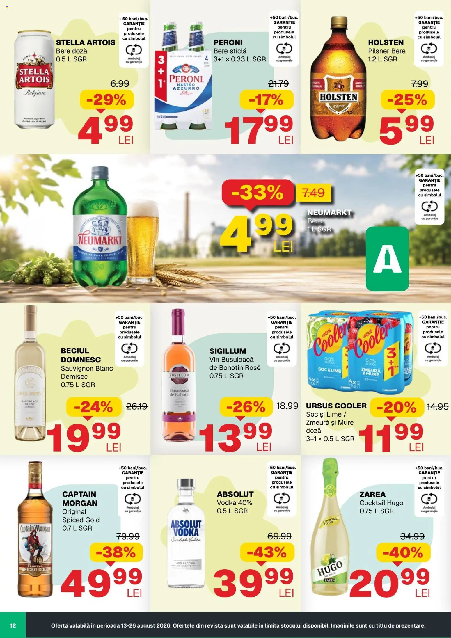Noul catalog Annabella – valabil de la 13.08.2026 | Pagină: 12 | Produse: Ursus, Cooler, Ursus cooler, Bere