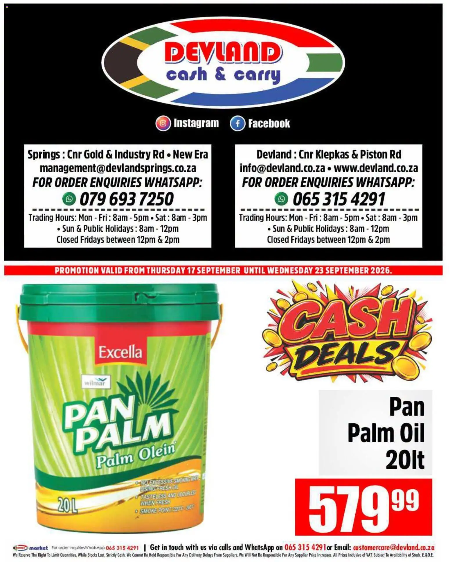 New Devland catalogue – valid from 17/09/2026 | Page: 6 | Products: Oil