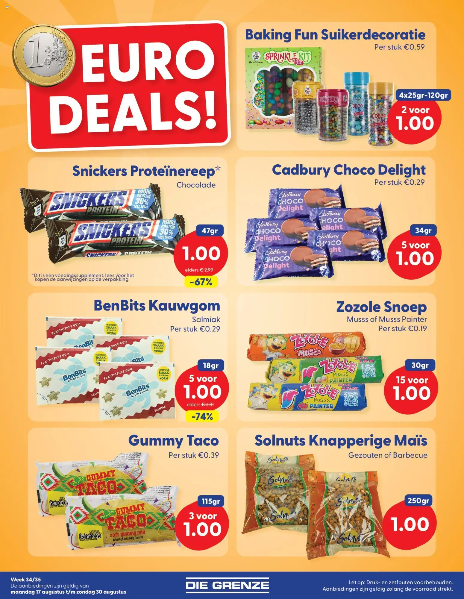 {H1} | Pagina: 2 | Producten: Snoep, Gum, Kauwgom, Snickers