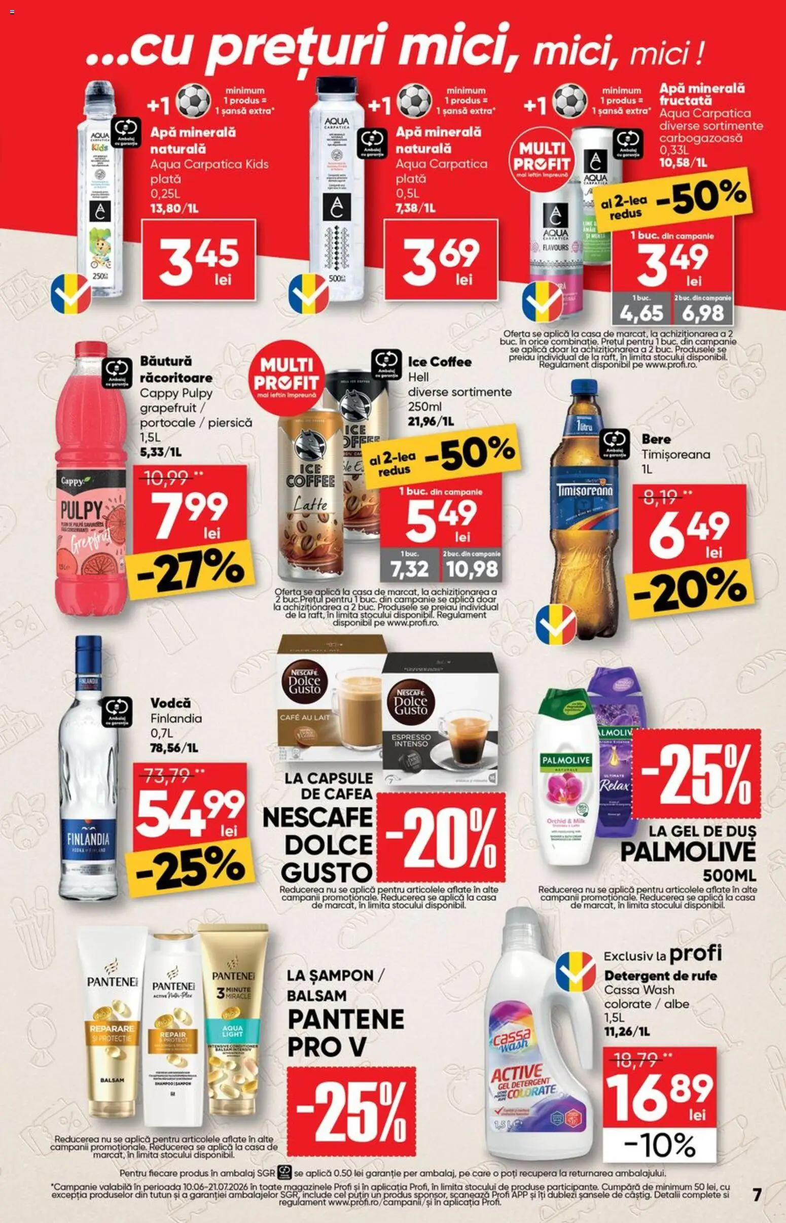 Noul catalog Profi – valabil de la 24.06.2026 | Pagină: 7 | Produse: Su ısıtıcı, Yazı tahtası kalemi, Mici, Balsam