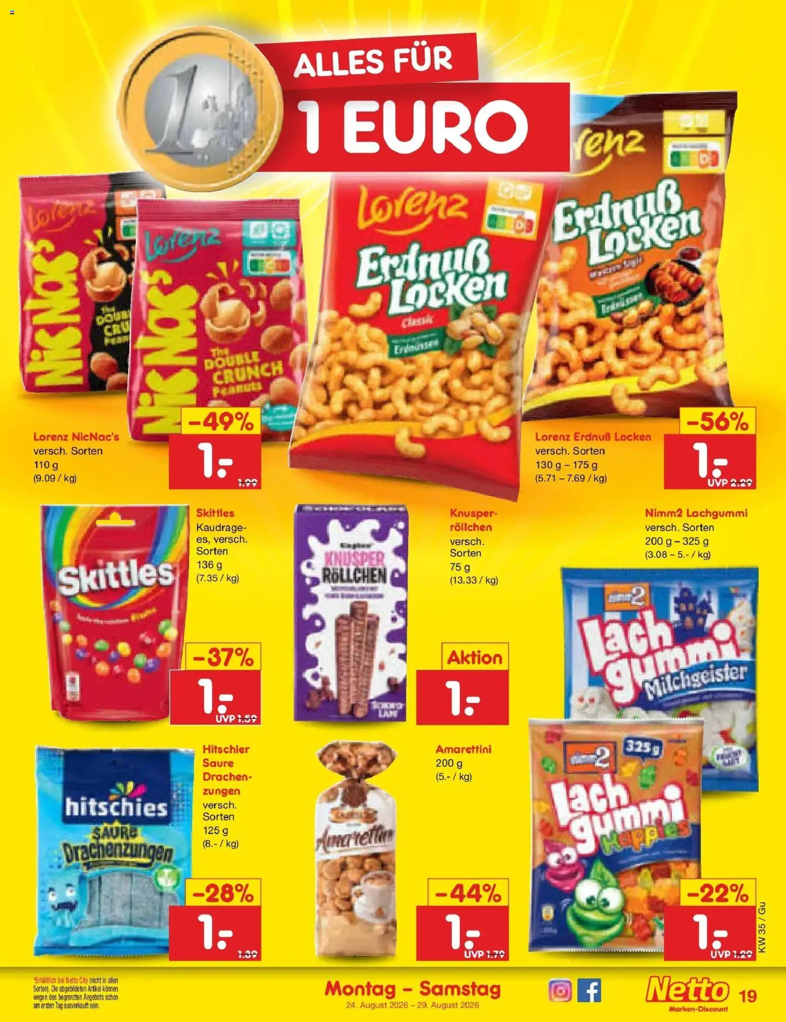 Netto Marken-Discount Prospekt Augustusburg (ab 24.08.2026) » Angebote | Seite: 29