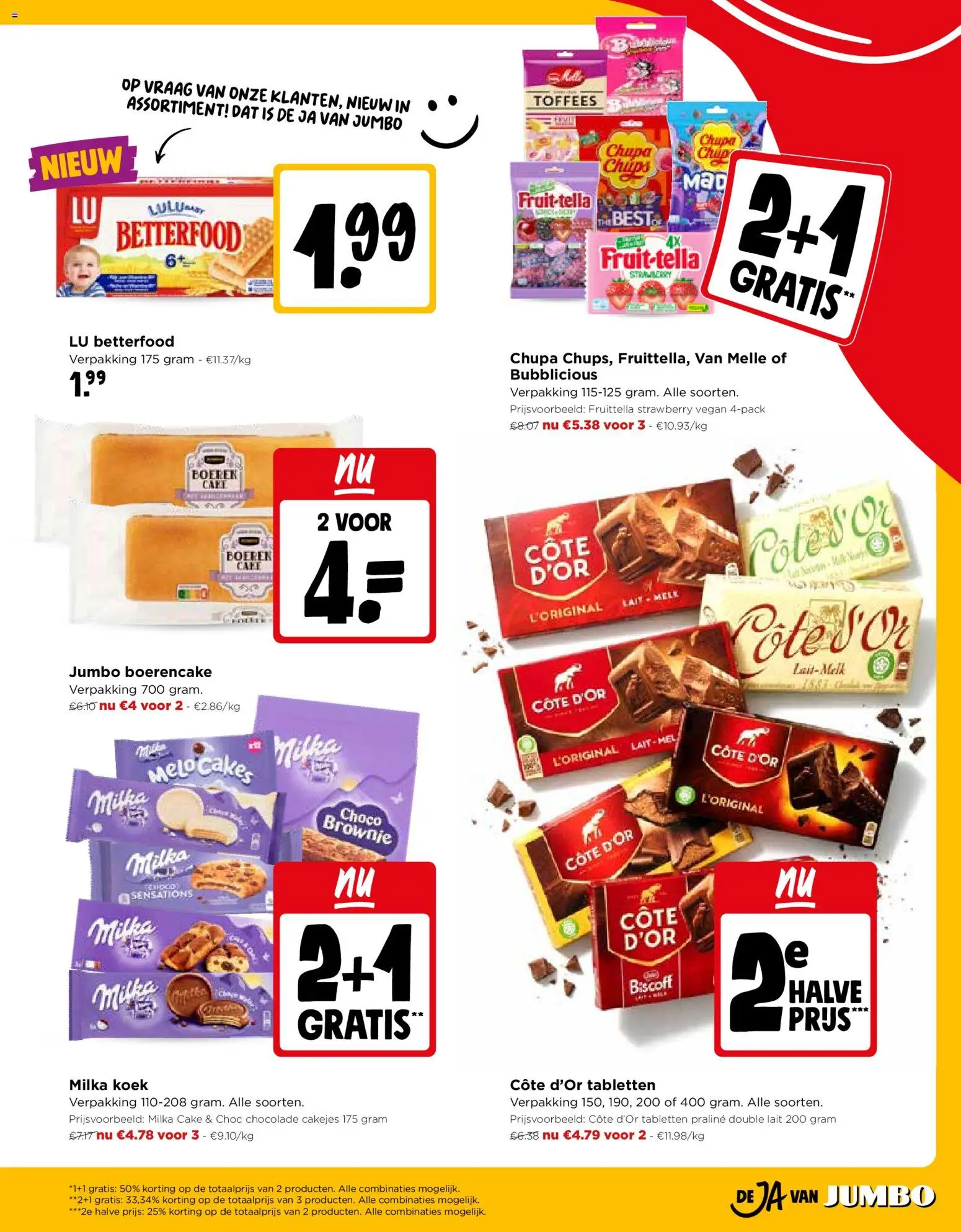 {H1} | Pagina: 11 | Producten: Cake, Melk, Chocolade
