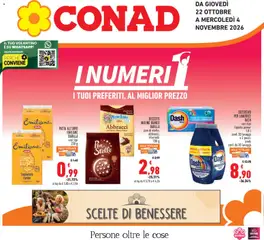 Anteprima del volantino Conad volantino Piemonte valido a partire dal 22/10/2026