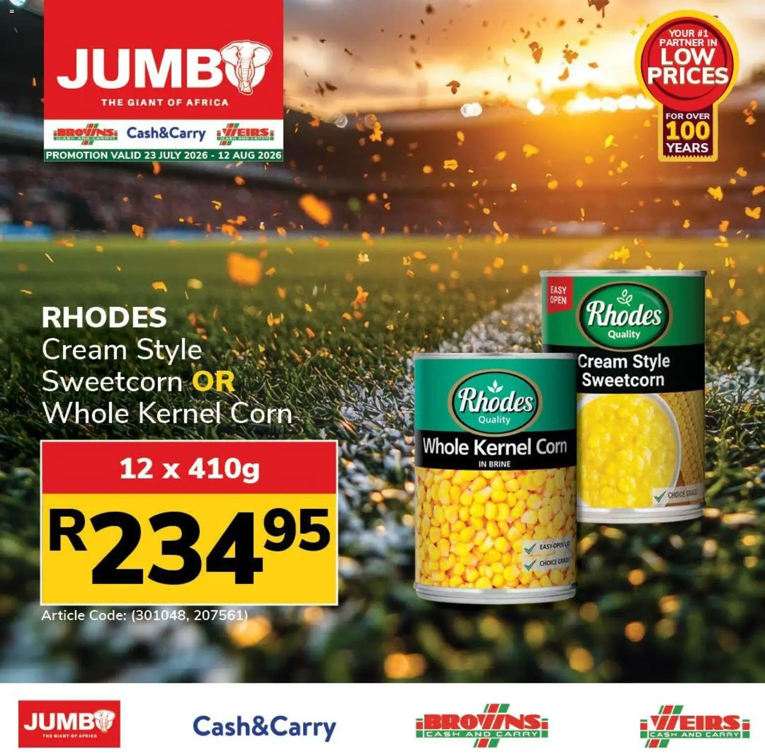 New Jumbo catalogue – valid from 23/07/2026 | Page: 3 | Products: Corn, Cream