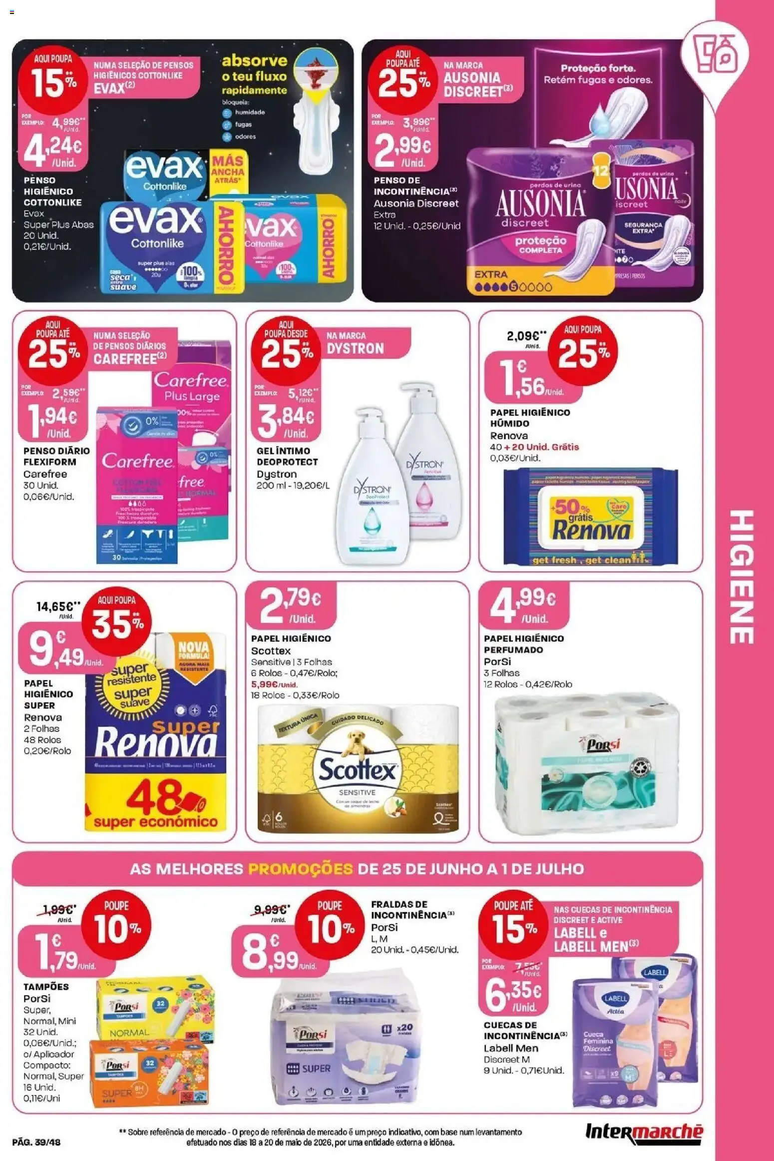 Intermarché - Isto é que são preços BAIXOS! │ válido de 25/06/2026 | Página: 39