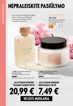 Oriflame leidinys galioja nuo 2026.08.26 | Puslapis: 56 | Prekių: Vanduo, Tualetinis vanduo, Kremas, Kūno kremas
