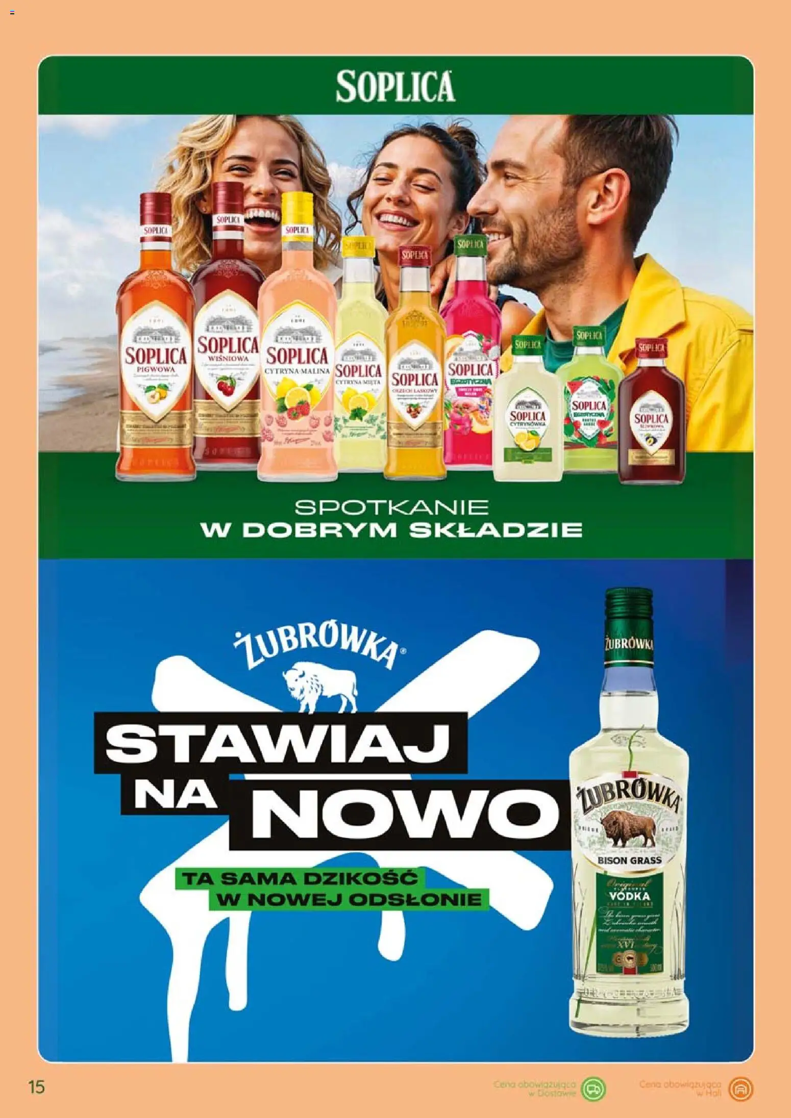 Eurocash gazetka - Katalog Alkoholowy od 01.09.2026 | Strona: 15 | Produkty: Malina, Mięta, Żubrówka, Vodka