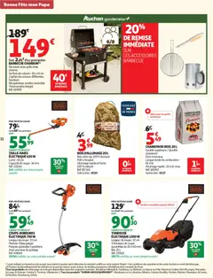 Auchan folder / publicité - Voorbeeld van een folder van Auchan, geldig van 09.06.2026 | Pagina: 36 | Producten: Grill, La, Tondeuse