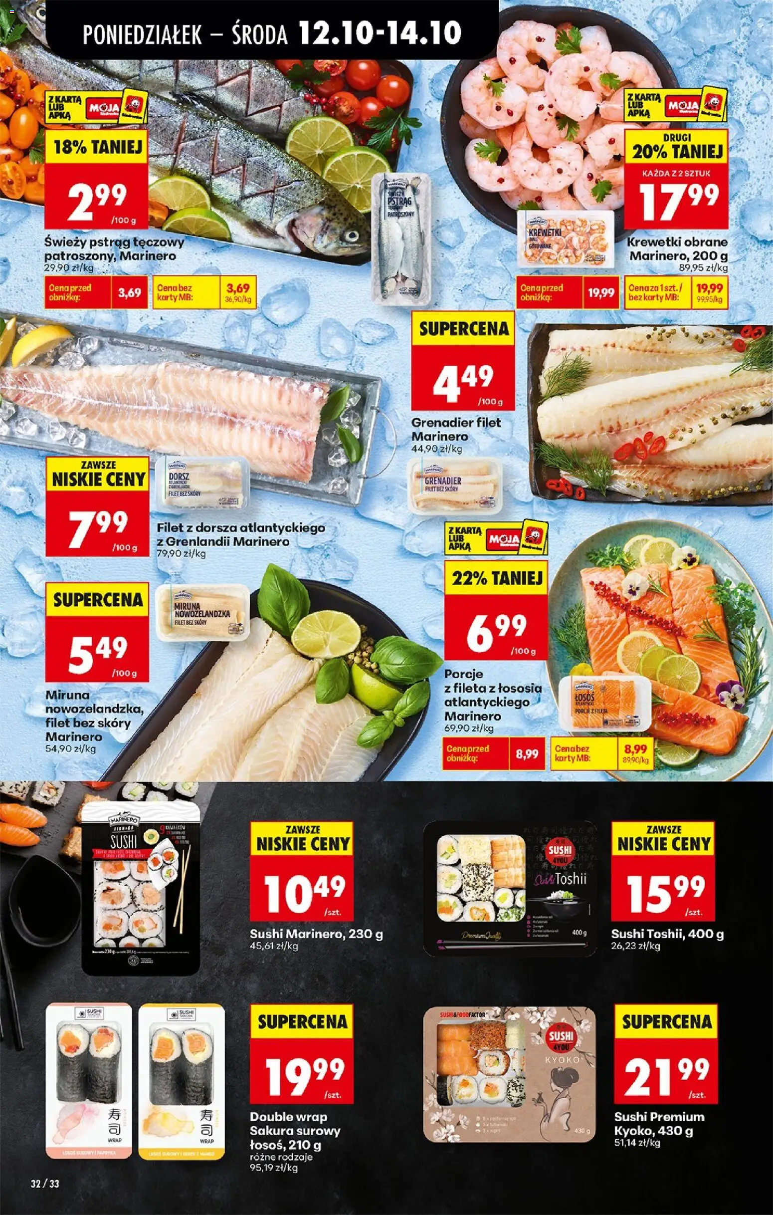 Biedronka Polsko leták - Codziennie niskie ceny od 12.10.2026 | Strana: 48 | Produkty: Losos Filet, Losos, Filet, Karty
