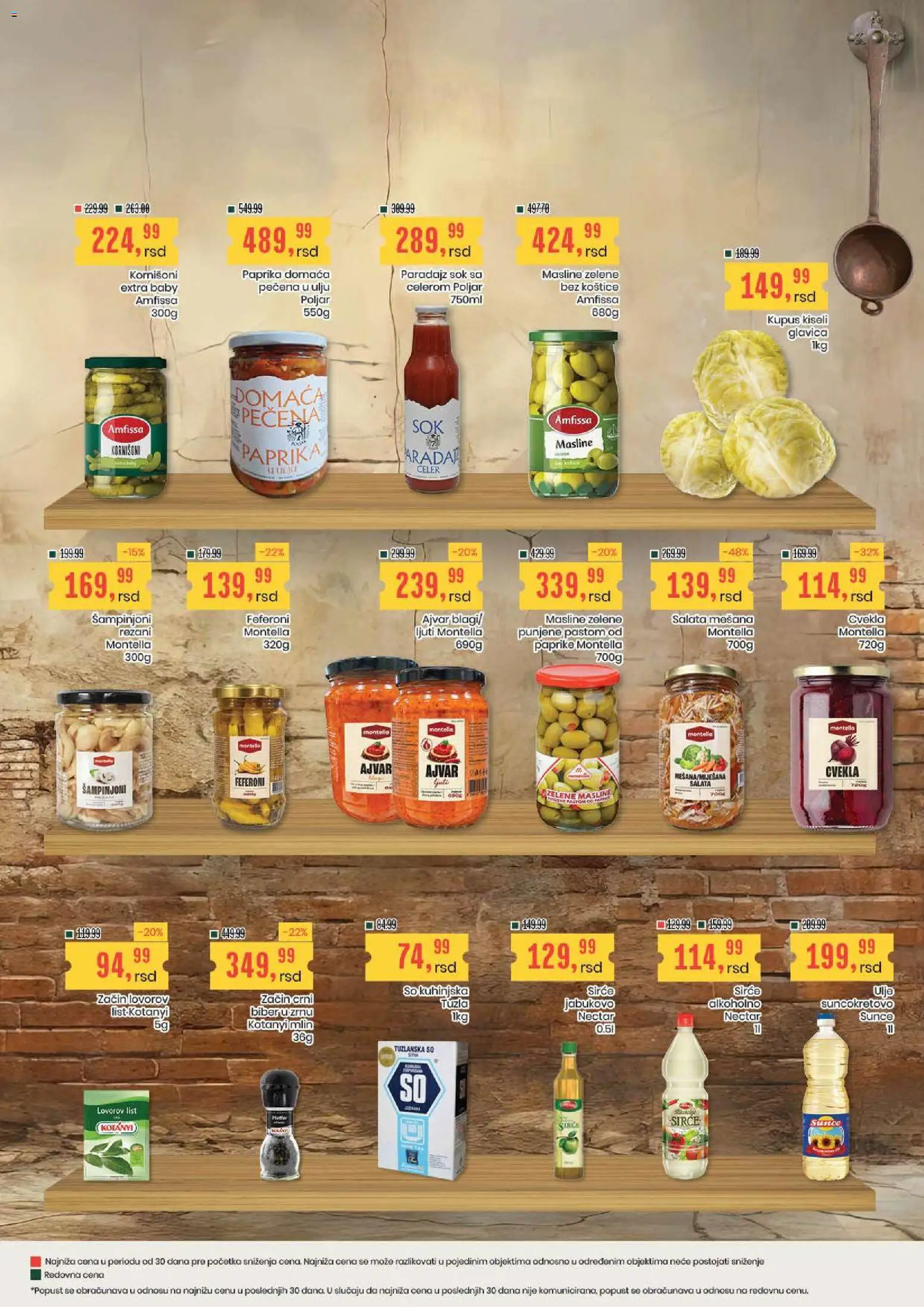 Aroma Market katalog - važi od 01.10.2026 | Strana: 2 | Proizvode: Paprika, Kornišoni, Kupus, Šampinjoni