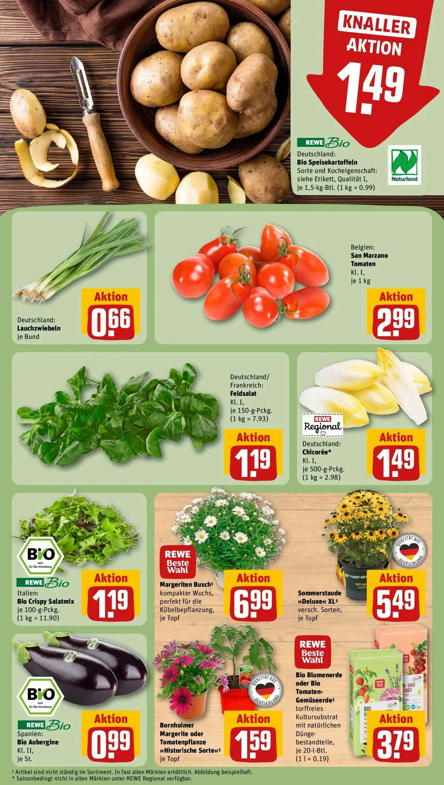 Rewe Prospekt Mettmann	 – gültig ab 27.04.2026 | Seite: 5 | Produkte: Tomaten, Blumenerde, Aubergine