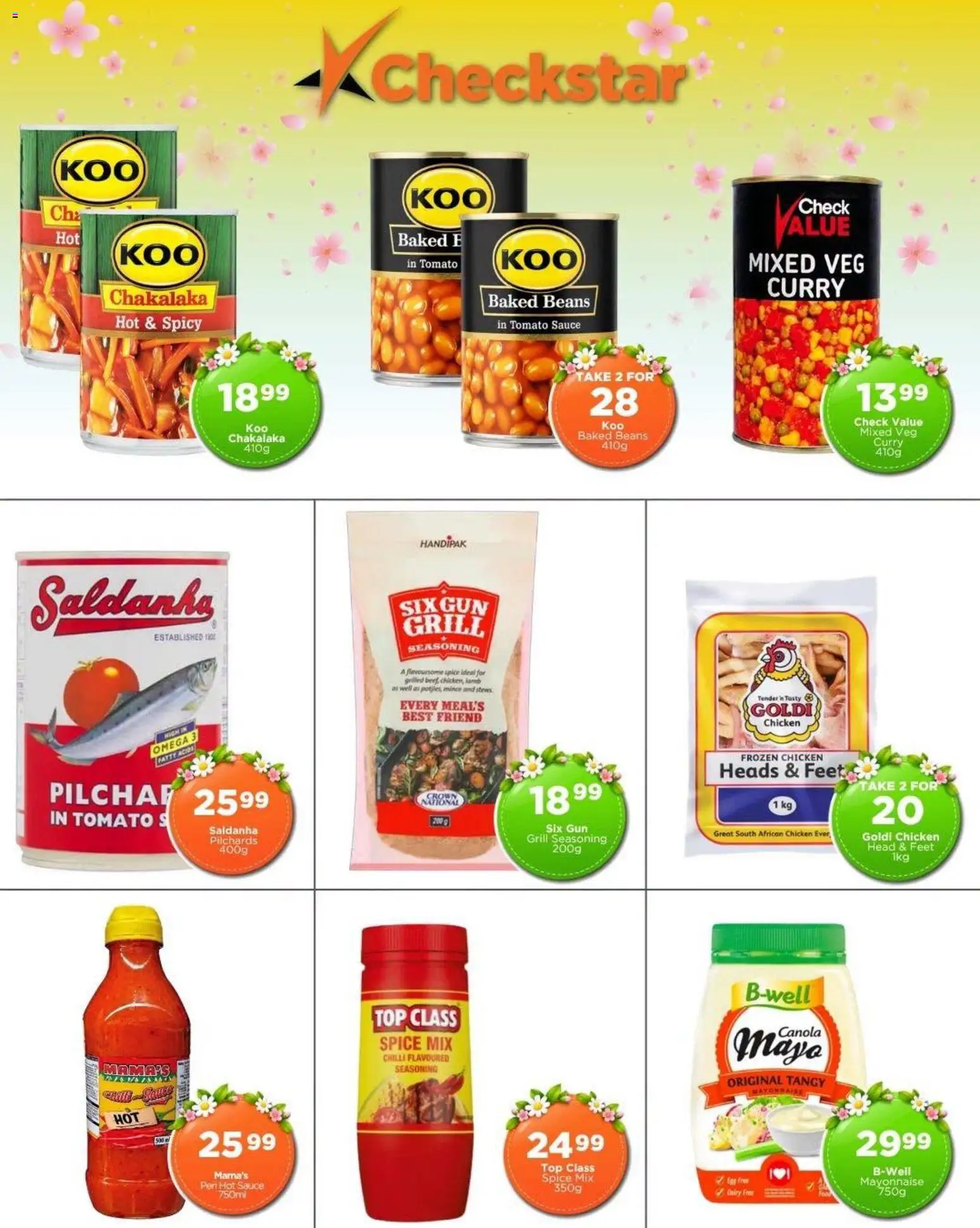 New Check Star catalogue – valid from 09/09/2026 | Page: 3 | Products: Beans, Omega 3, Seasoning, Chilli