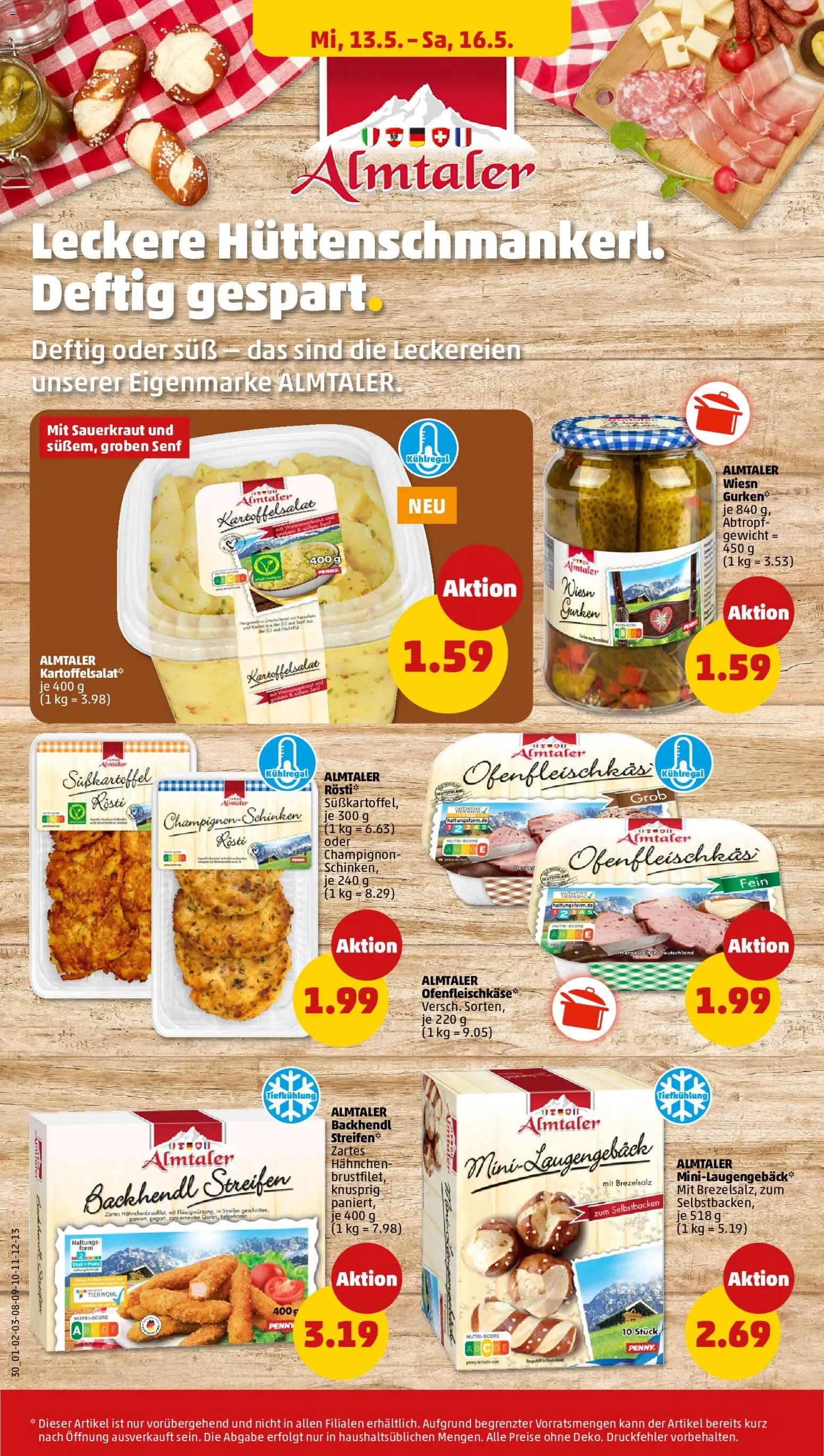 Penny Prospekt 	 – gültig ab 11.05.2026 | Seite: 32 | Produkte: Gewicht, Hahnchen, Schinken, Gurken