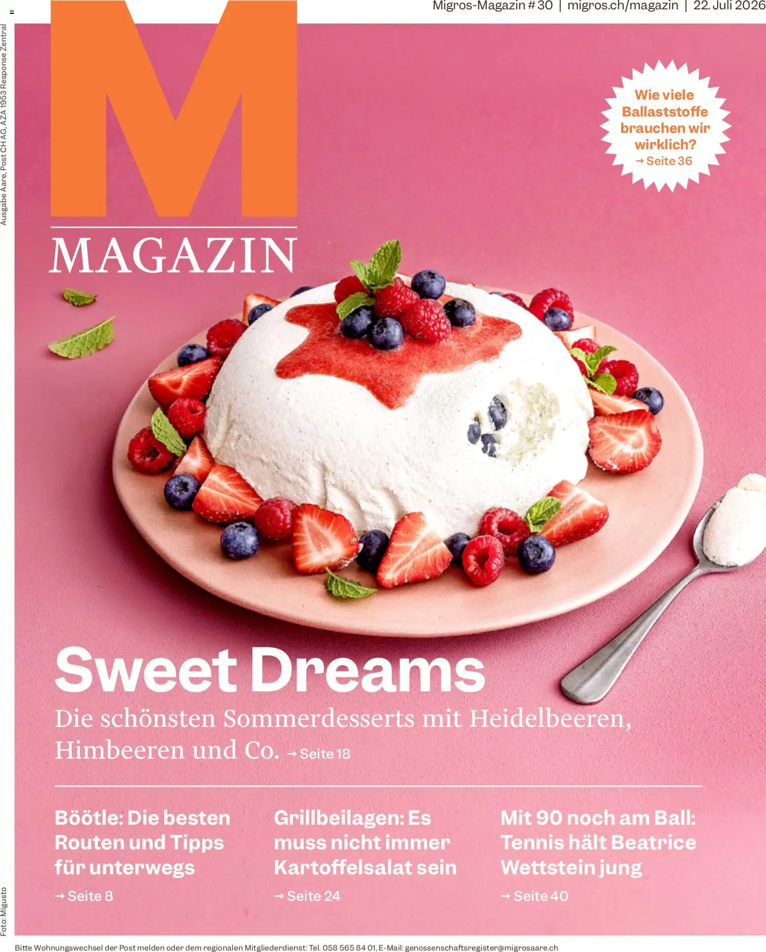 Migros aktionen Magazin | Angebote (22.07.2026 catalogue cover
