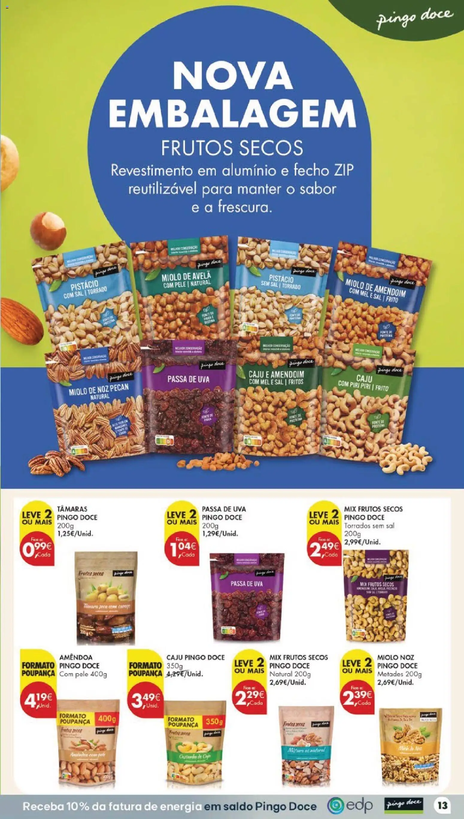 Pingo Doce folheto │ válido de 11/08/2026 | Página: 15 | Produtos: Frutos secos, Tâmaras, Mel, Caju