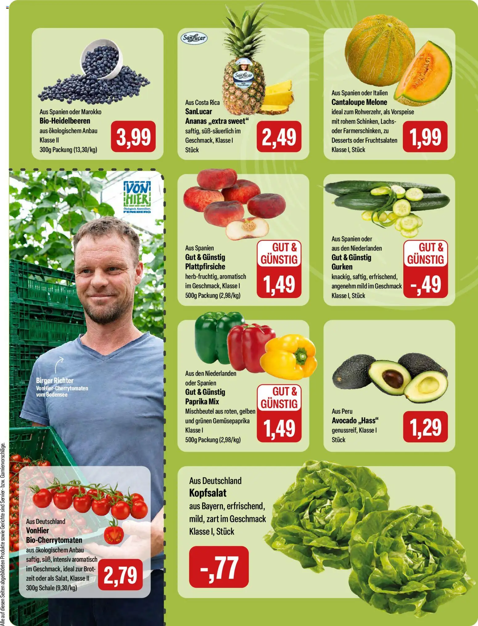 Feneberg Angebote – gültig ab 18.06.2026 | Seite: 5 | Produkte: Ananas, Avocado, Brot, Gurken