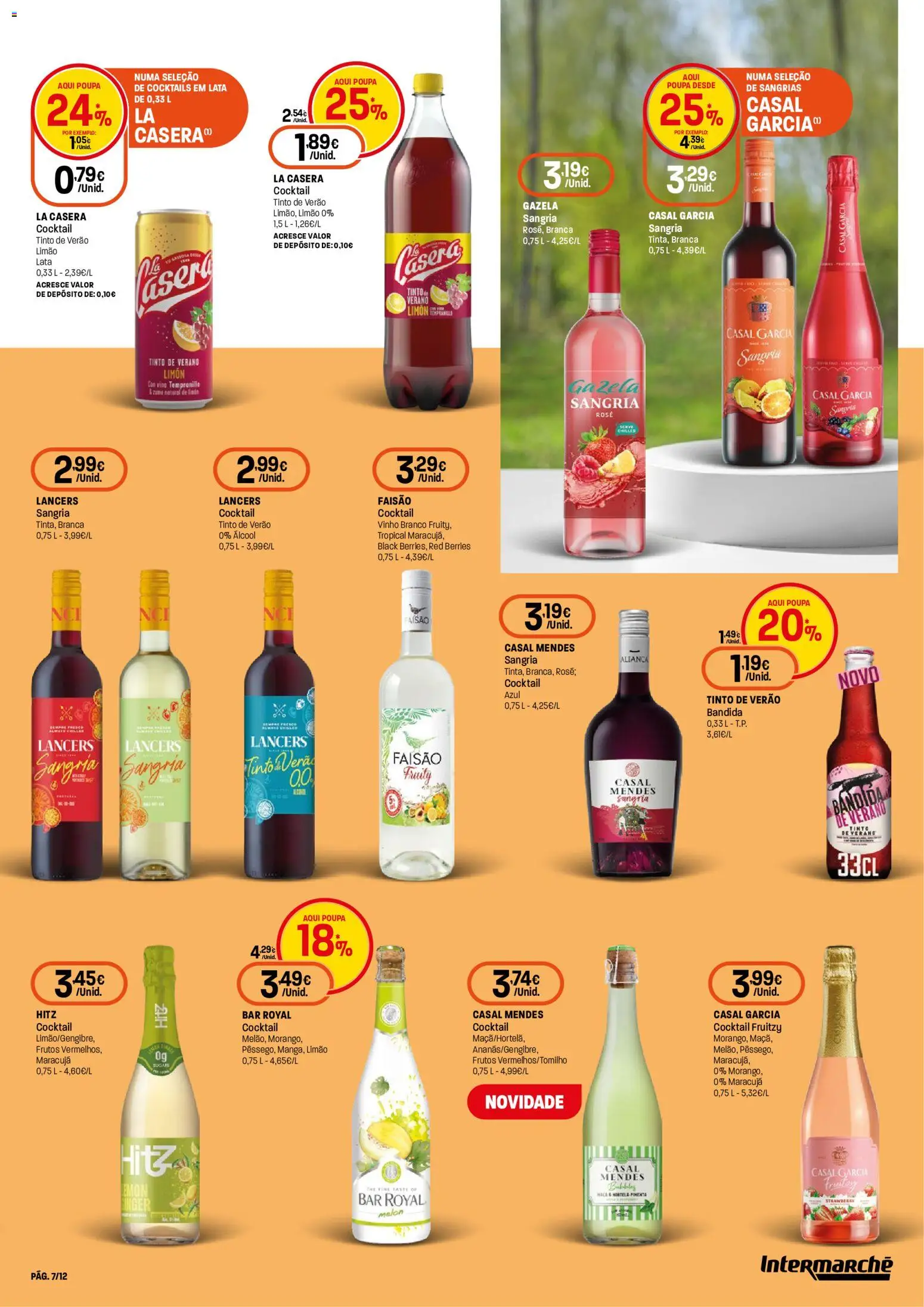Intermarché folheto Super │ válido de 16/07/2026 | Página: 7 | Produtos: Pimenta, Vinho, Cocktails