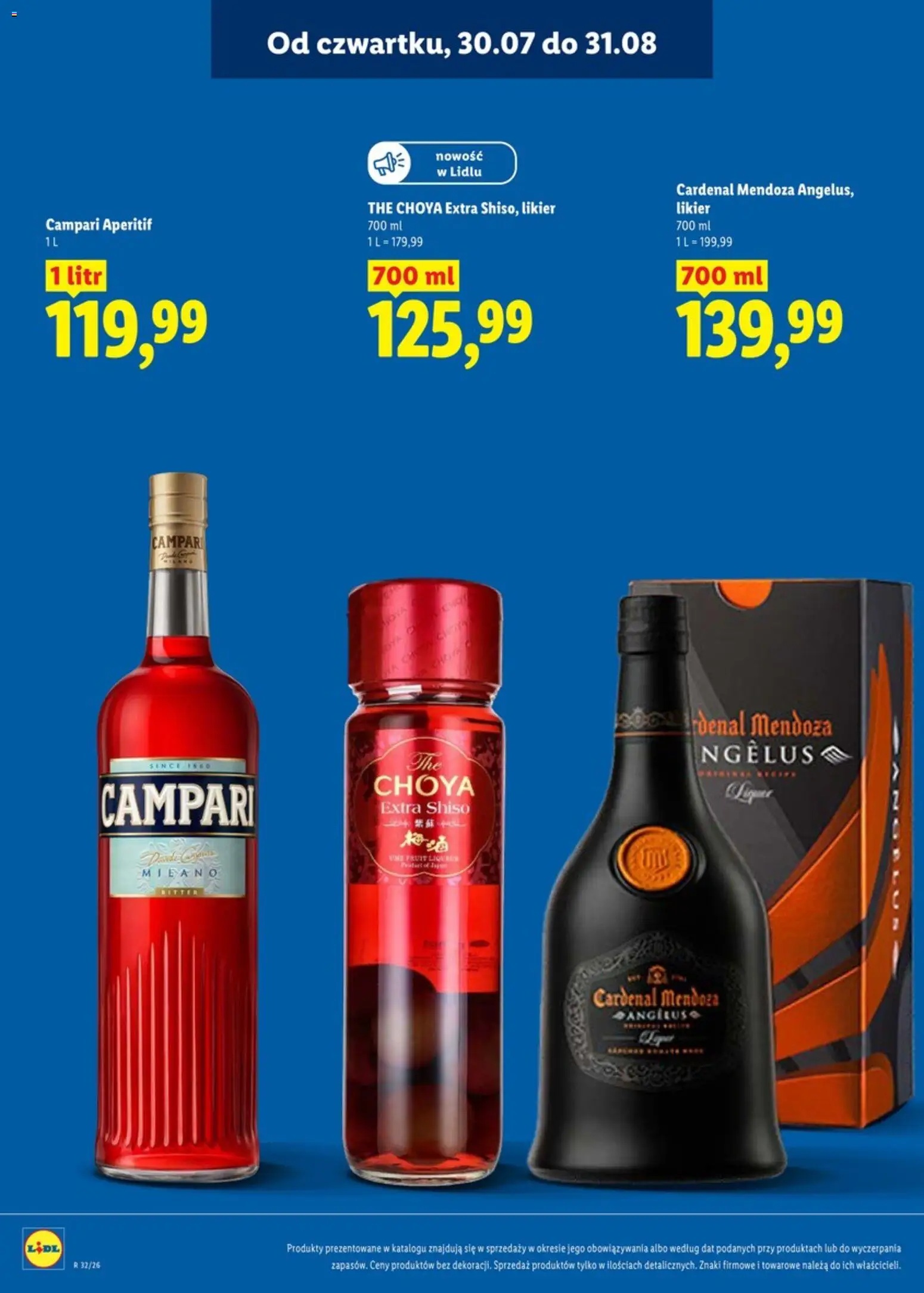 Lidl Katalog alkoholi i win od 30.07.2026 | Strona: 6 | Produkty: Campari