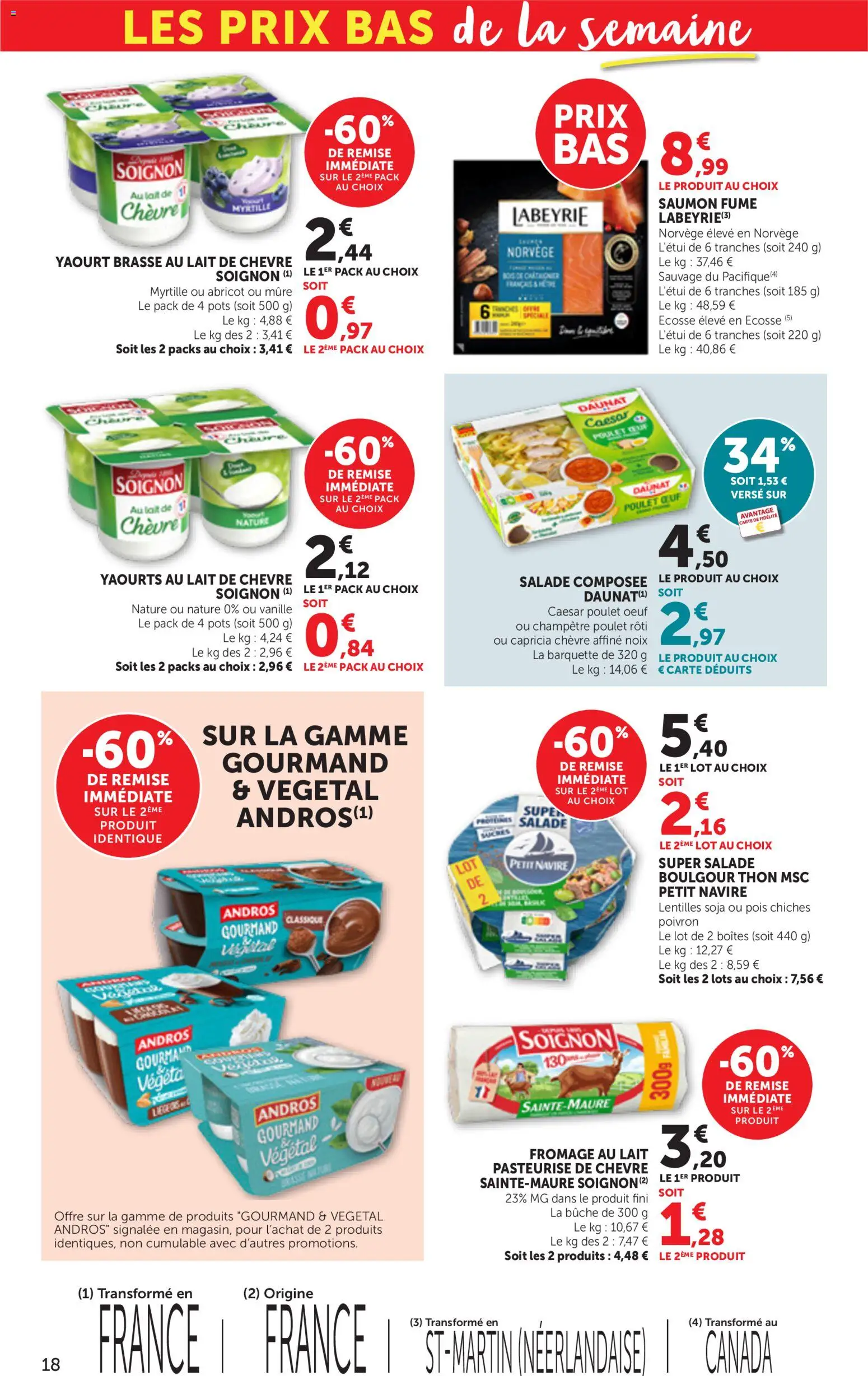 {H1} | Page: 18 | Produits: Lentilles, Poivron, Poulet rôti, Noix