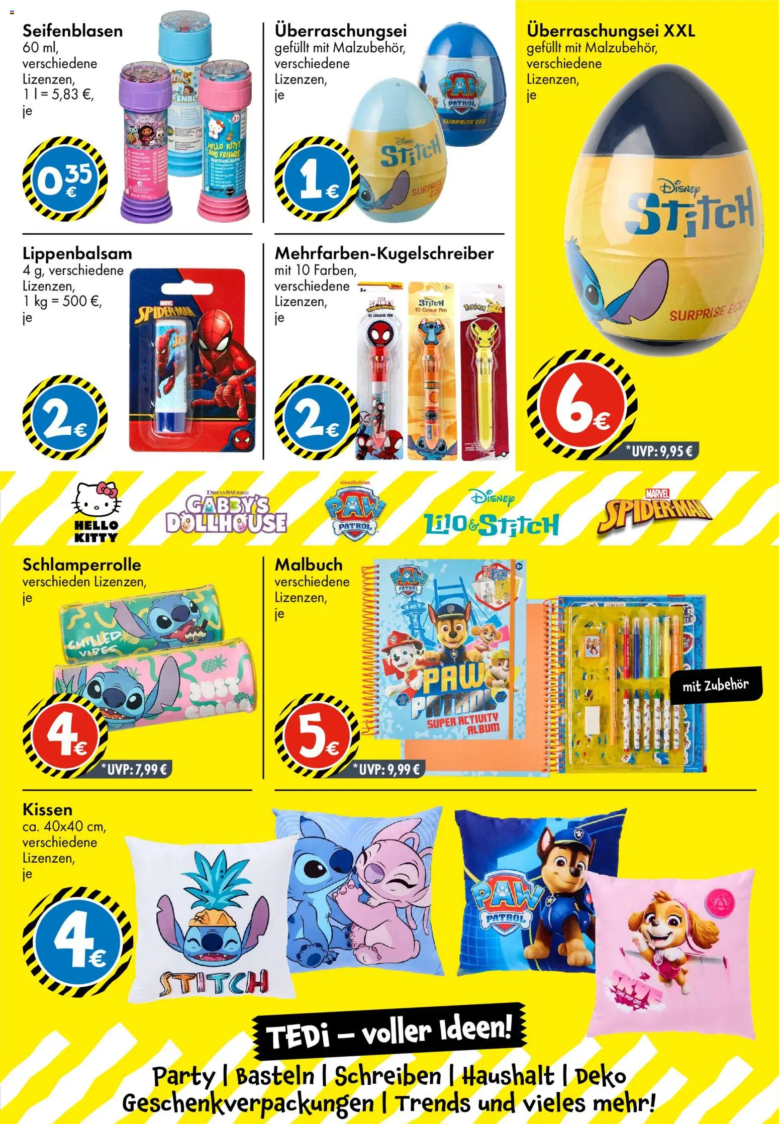 TEDi Prospekt – gültig ab 03.07.2026 | Seite: 7 | Produkte: Kissen, Lippenbalsam